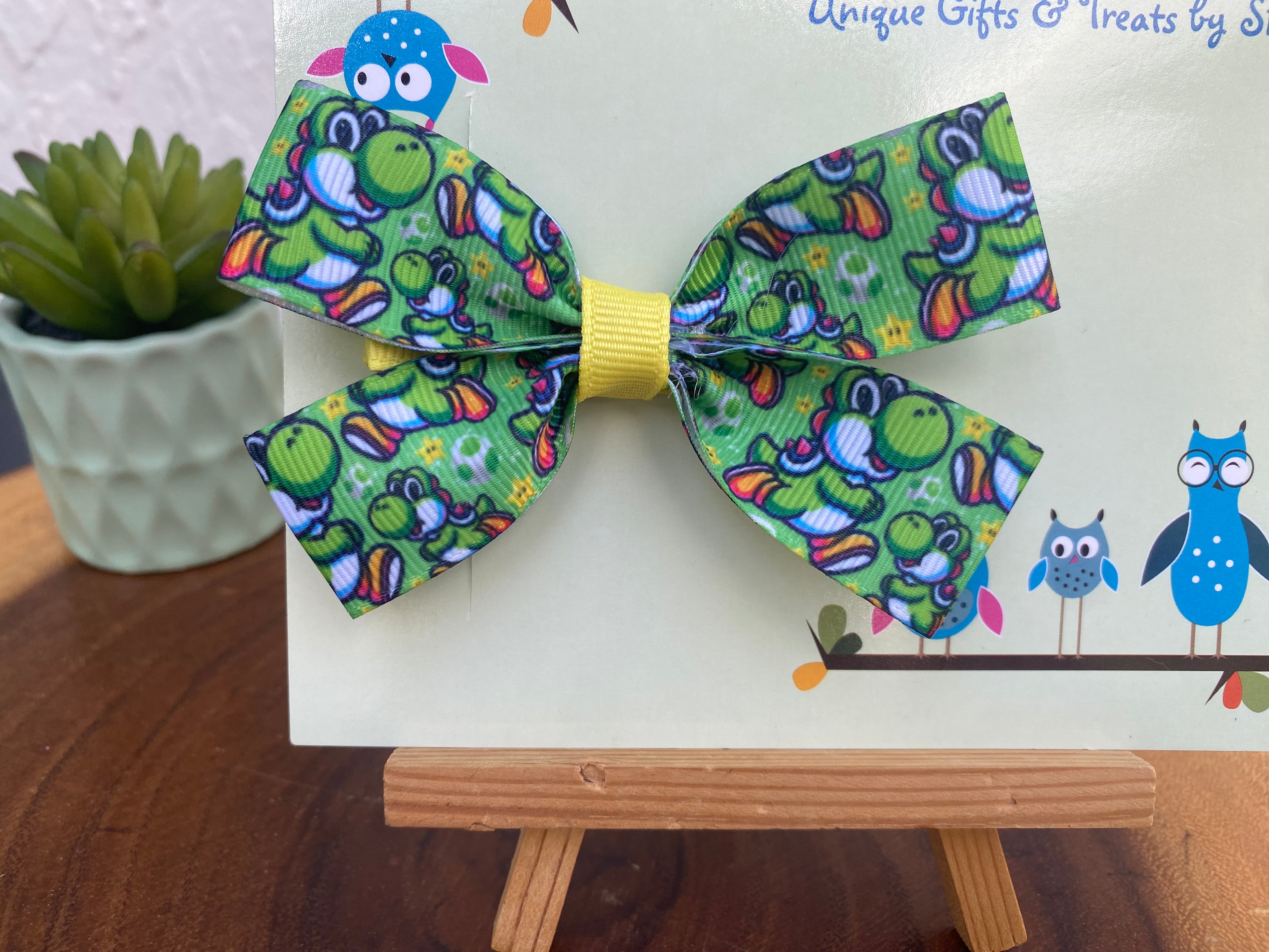 Video Game Dinosaur Hairbow