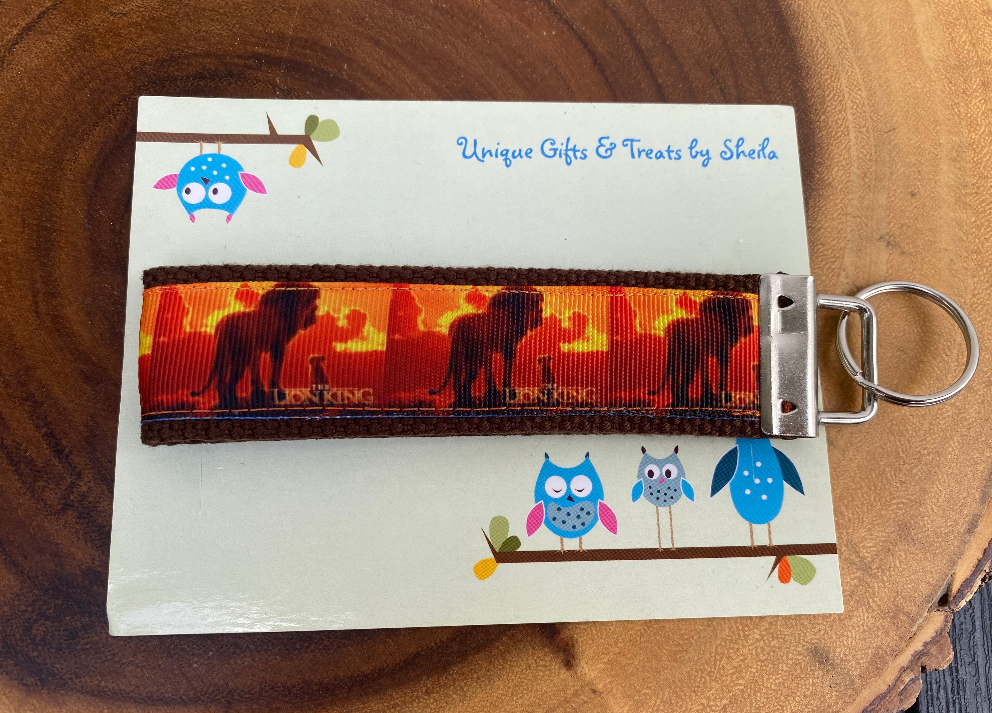 Lion King; Simba and Mufasa Keychain; Keyfob