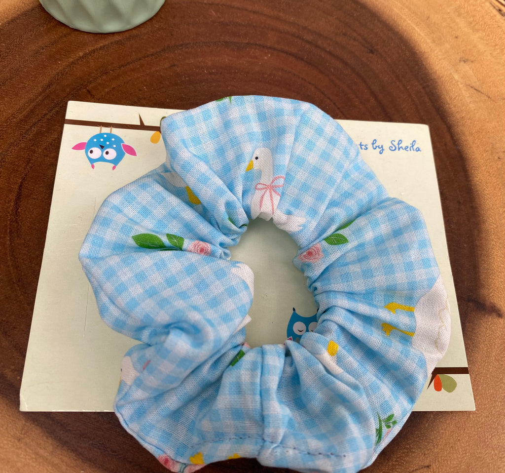 Country Geese Scrunchie