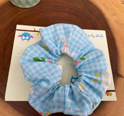 Country Geese Scrunchie