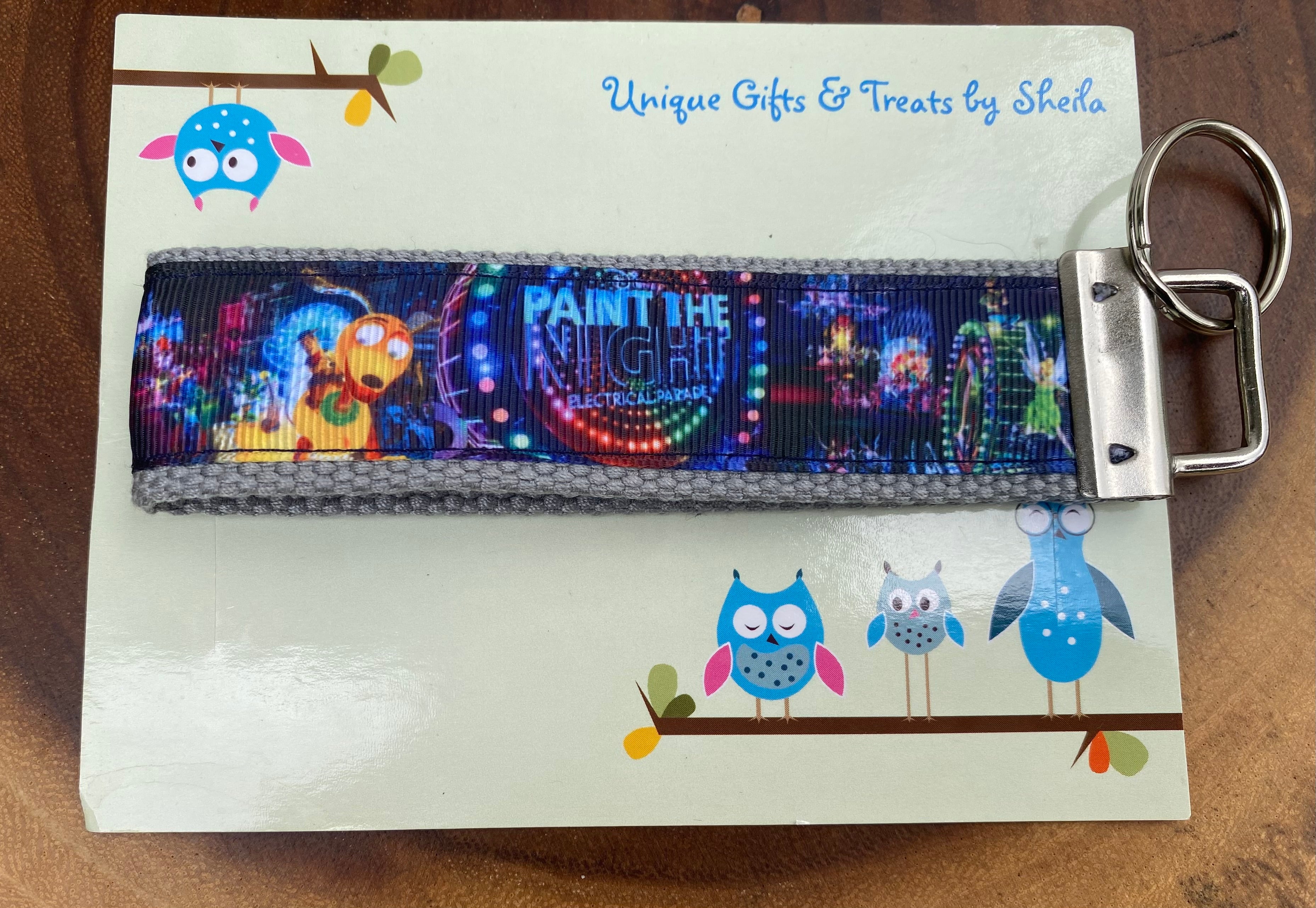 Disney Paint The Night Electrical Parade Keychain; Keyfob