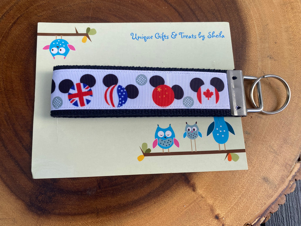 Epcot;World Showcase Keychain; Keyfob
