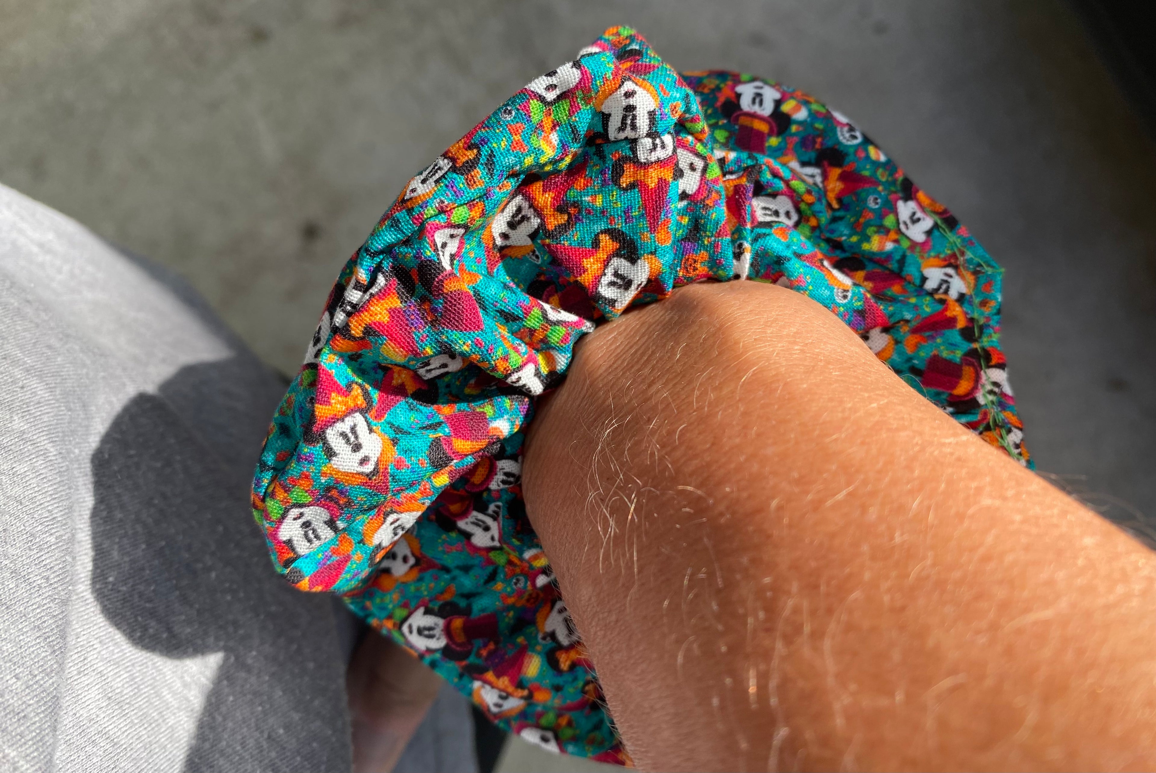 Mickey’s Not So Scary Halloween Party Scrunchie; Witch Minnie Scrunchie