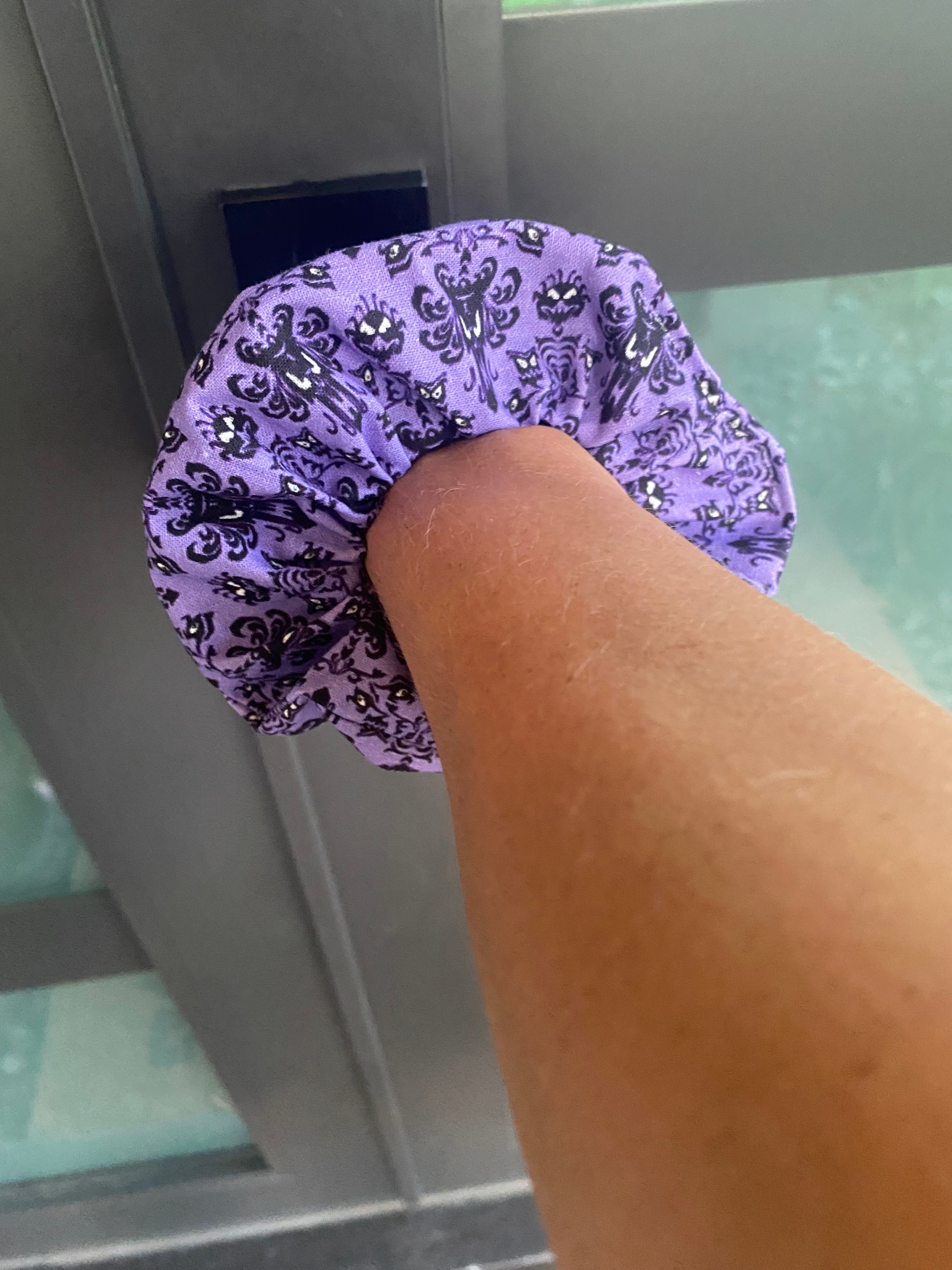 Haunted Mansion Wallpaper Scrunchie