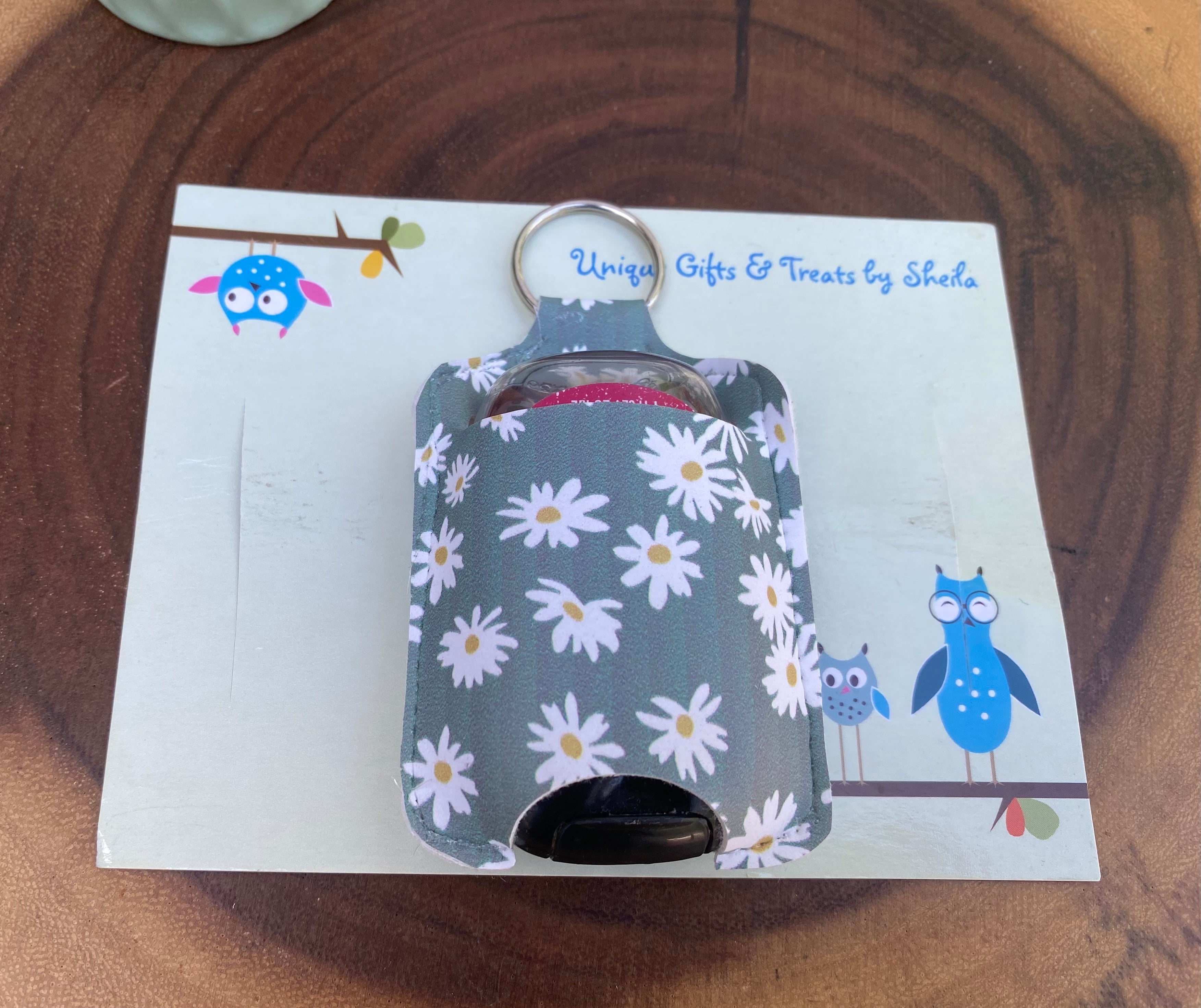 Daisy; Flower Hand Sanitizer Holder