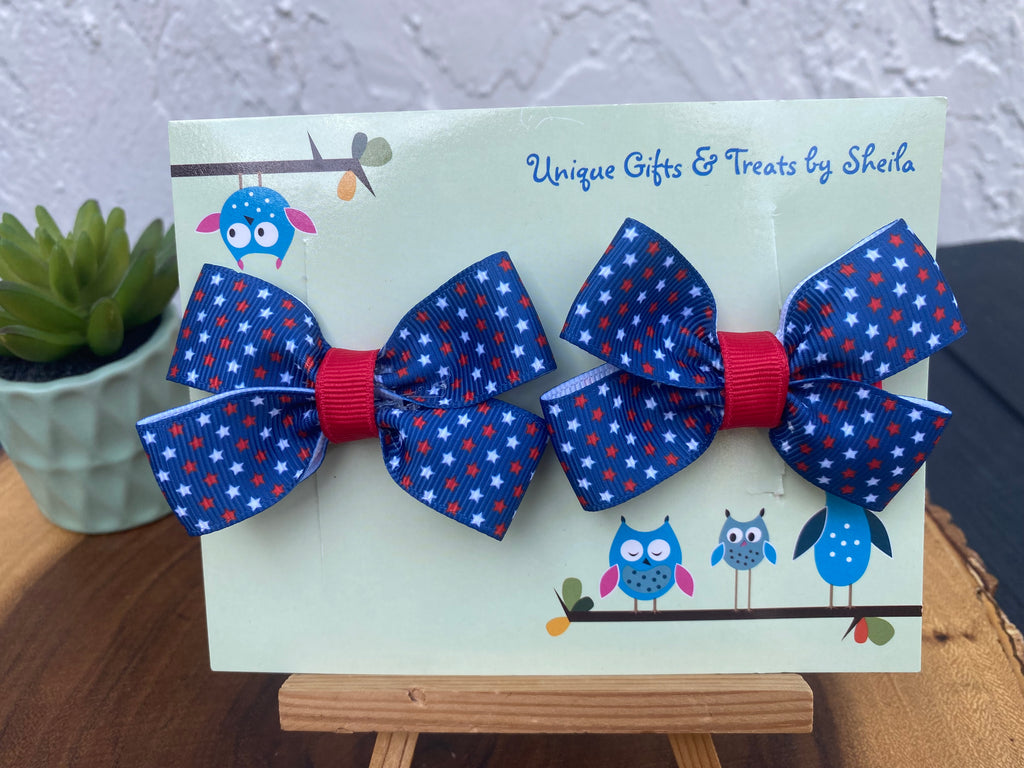 Fourth of July; Patriotic Hairbows
