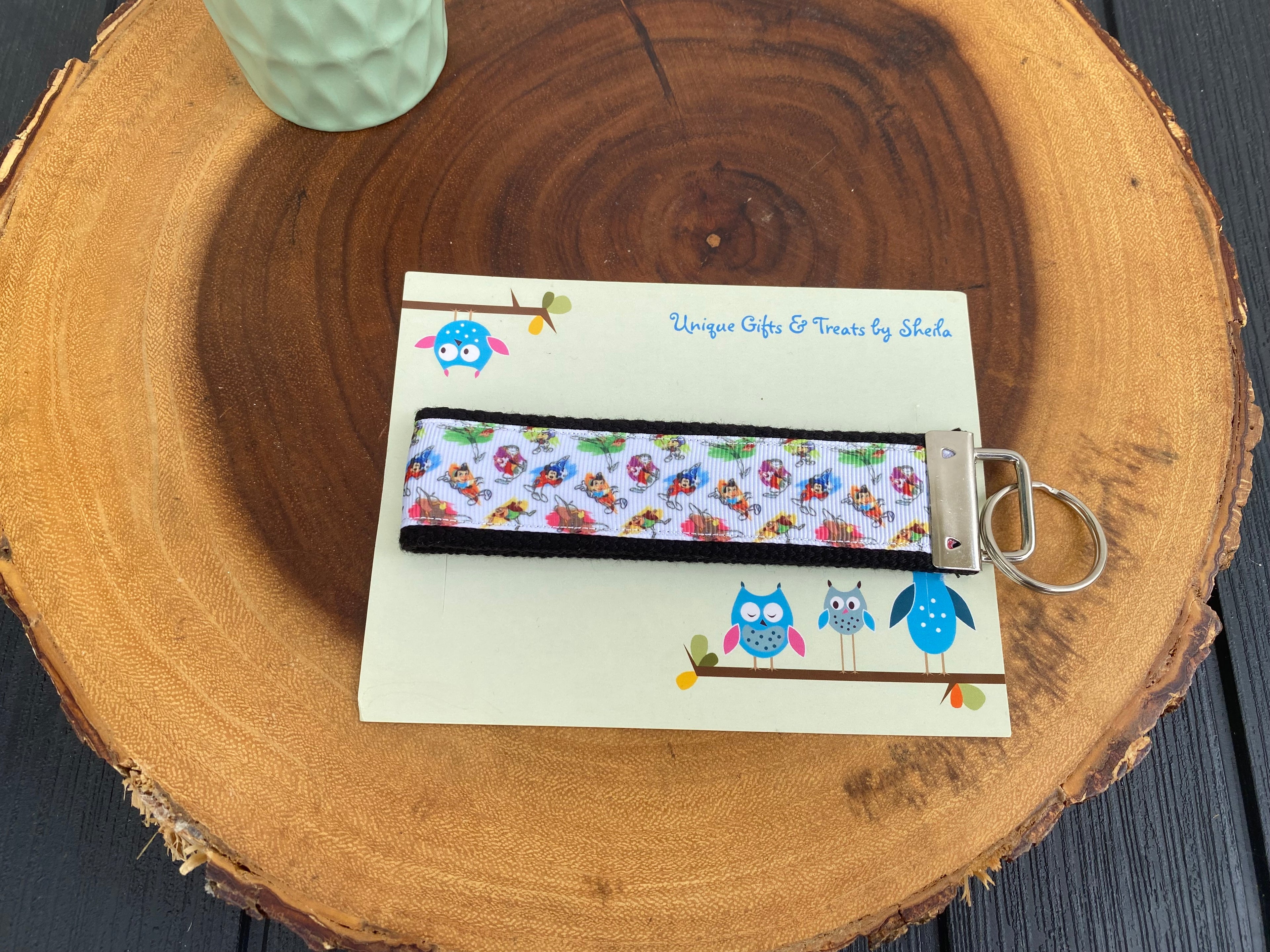 Disney Ink and Paint Keychain; Keyfob