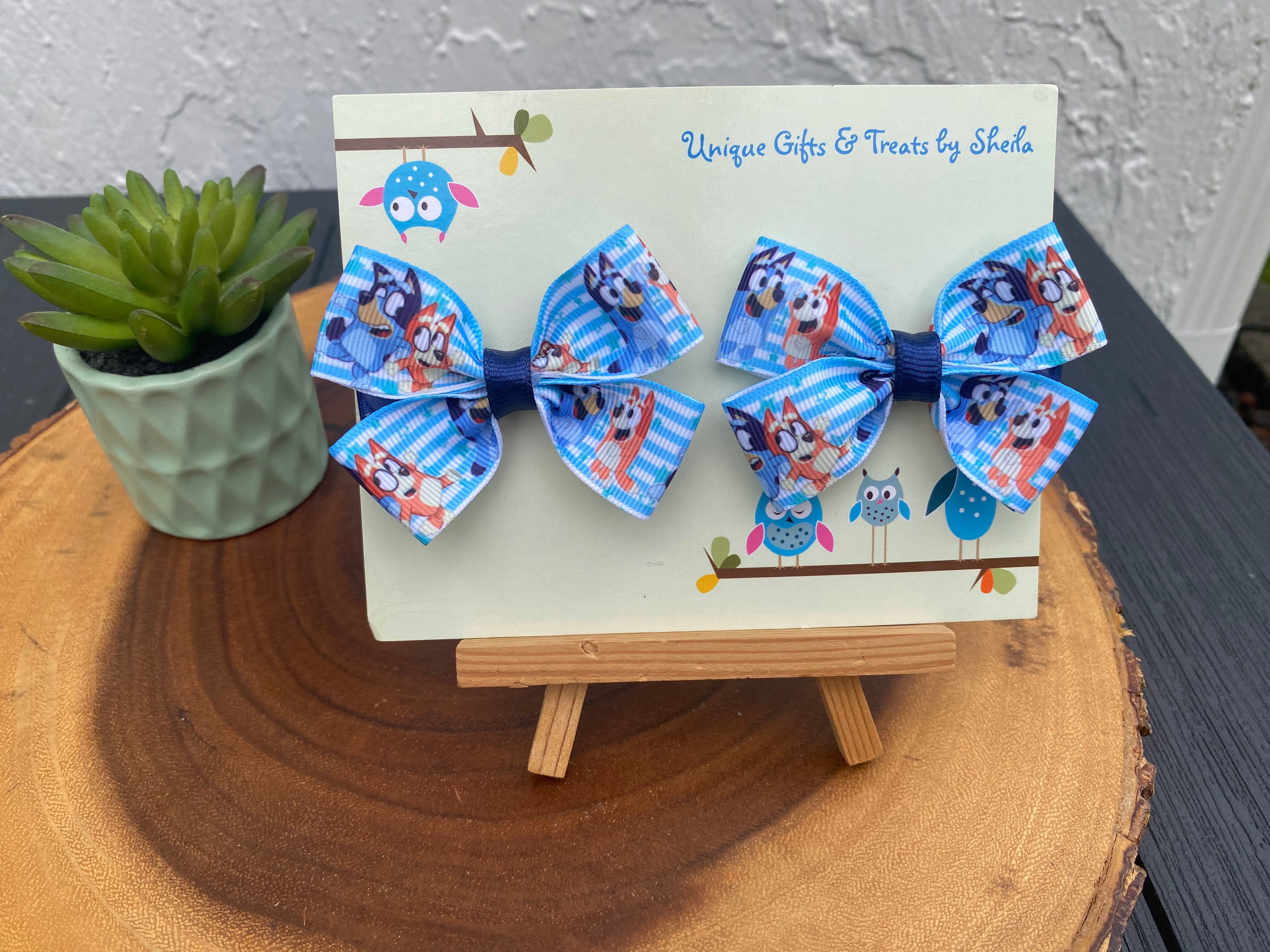 Blue Heeler Hairbows