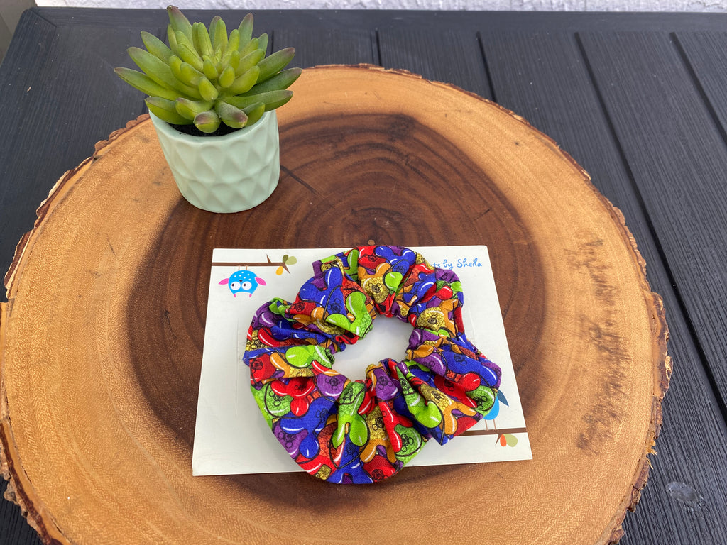 Mickey Popcorn Bucket Scrunchie