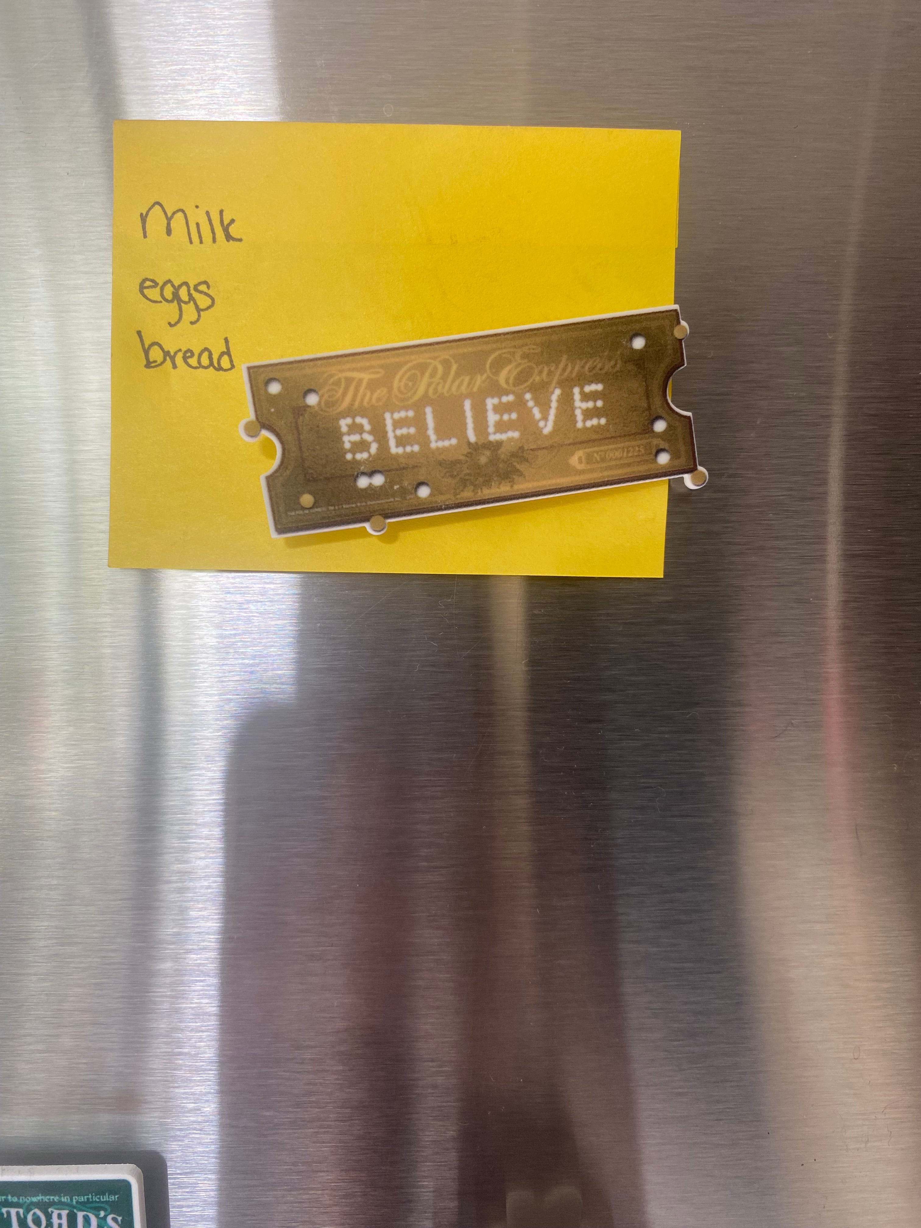 Christmas Magnets; Tis The Season; Believe Magnets