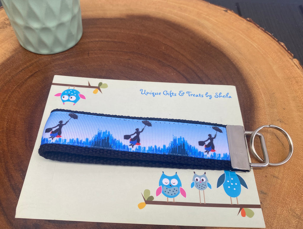 Mary Poppins Keychain; Keyfob