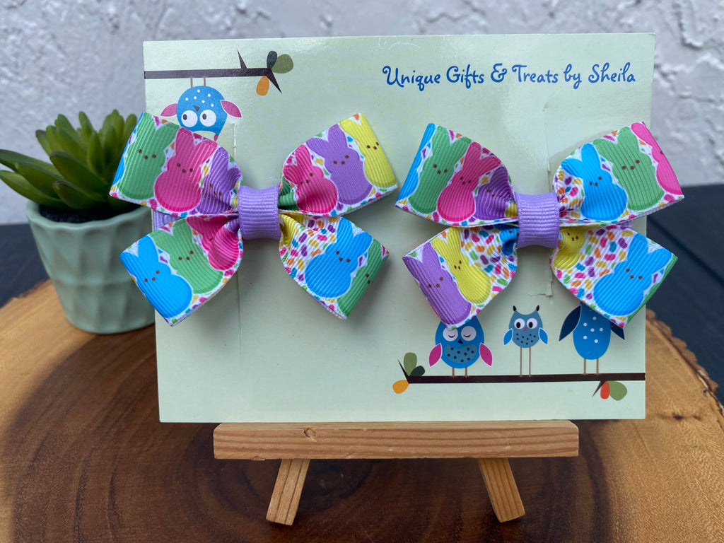 Easter Bunny; Peeps Hairbows