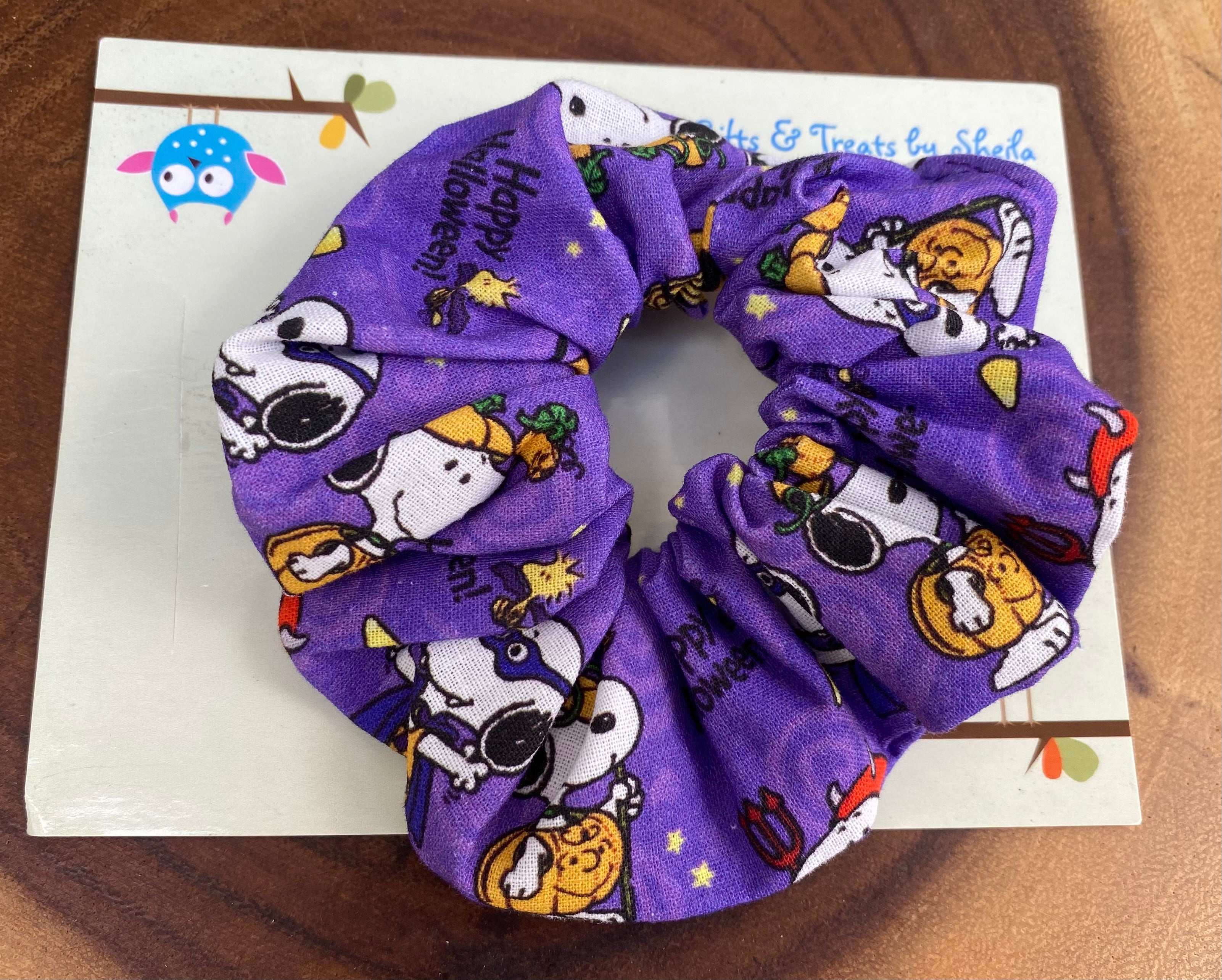 Snoopy Halloween Scrunchie