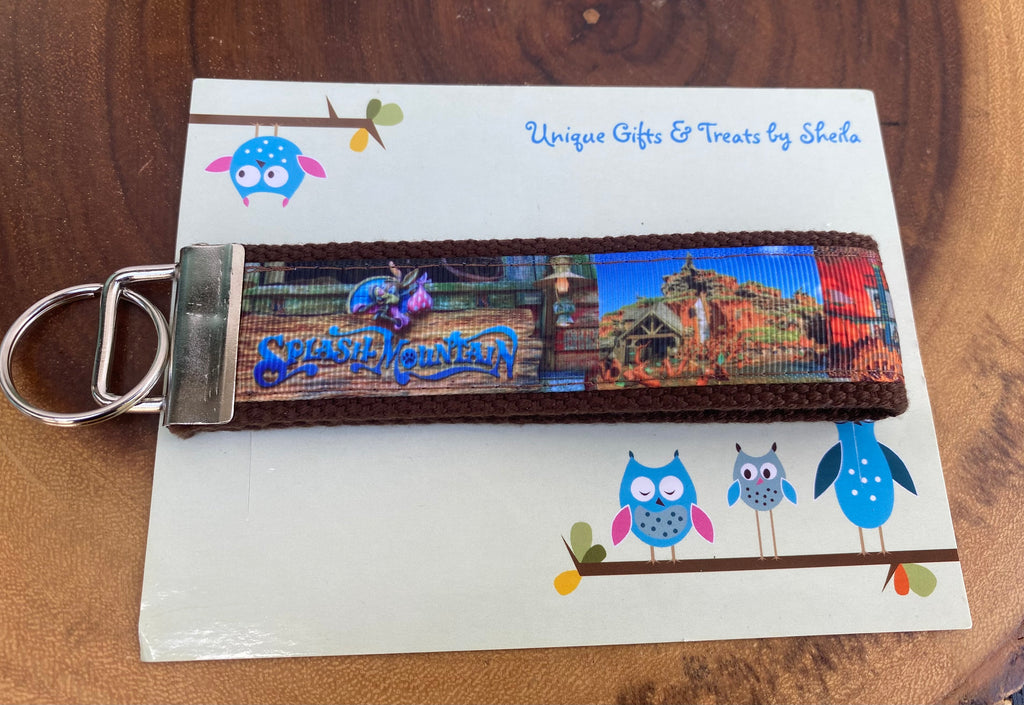 Splash Mountain Keychain; Keyfob