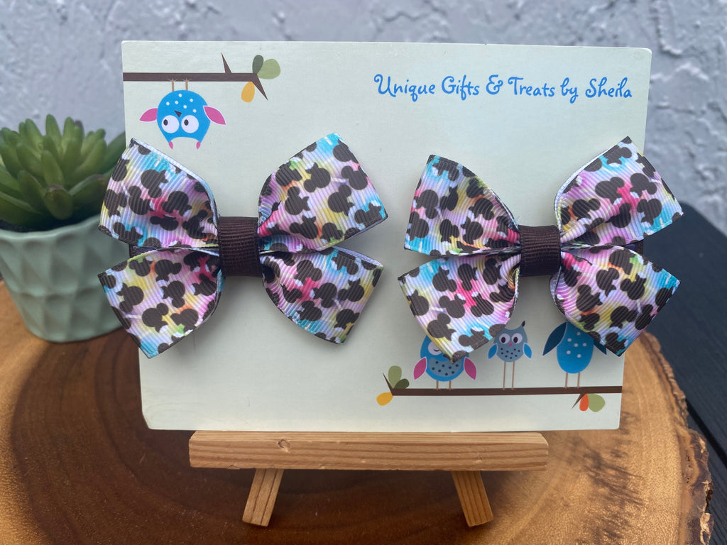 Disney Snacks; Ice Cream Bars Hairbows