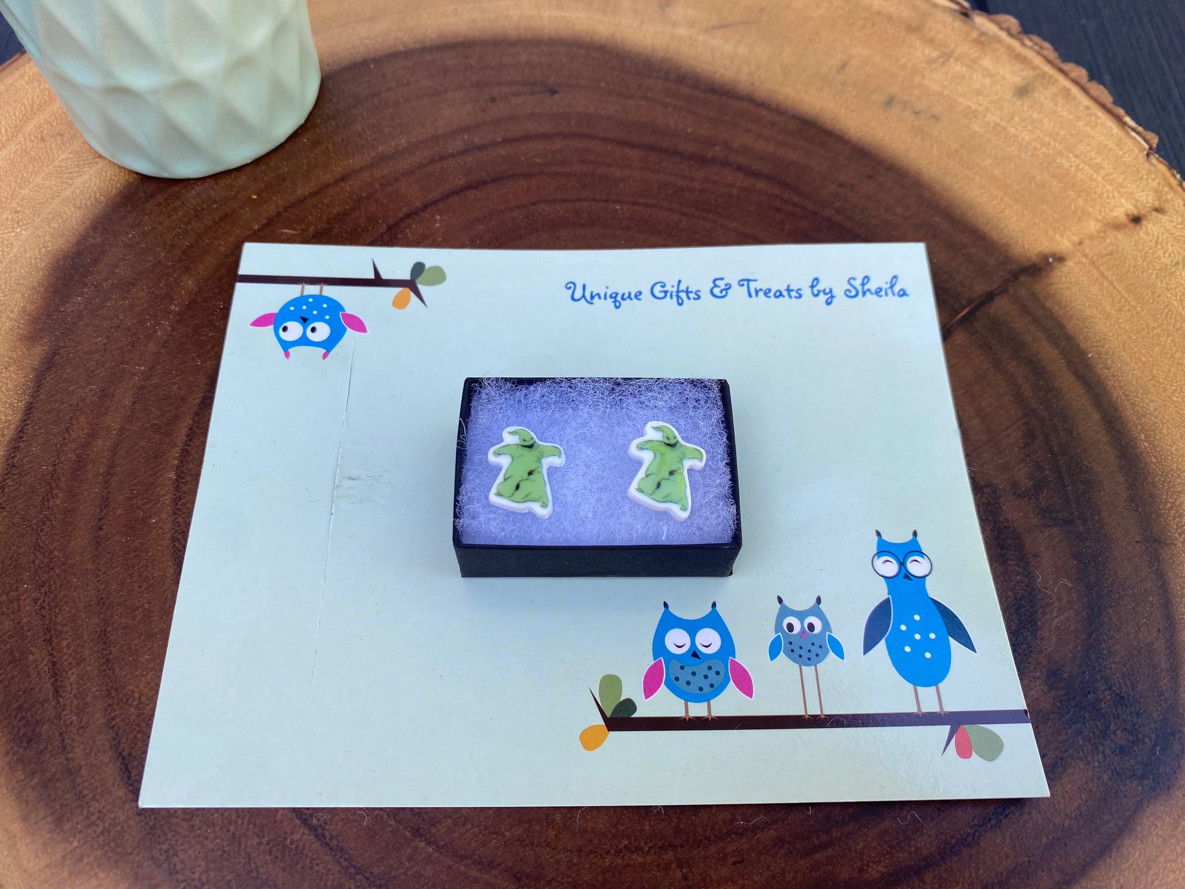 Nightmare Before Christmas; Oogie Boogie Earrings