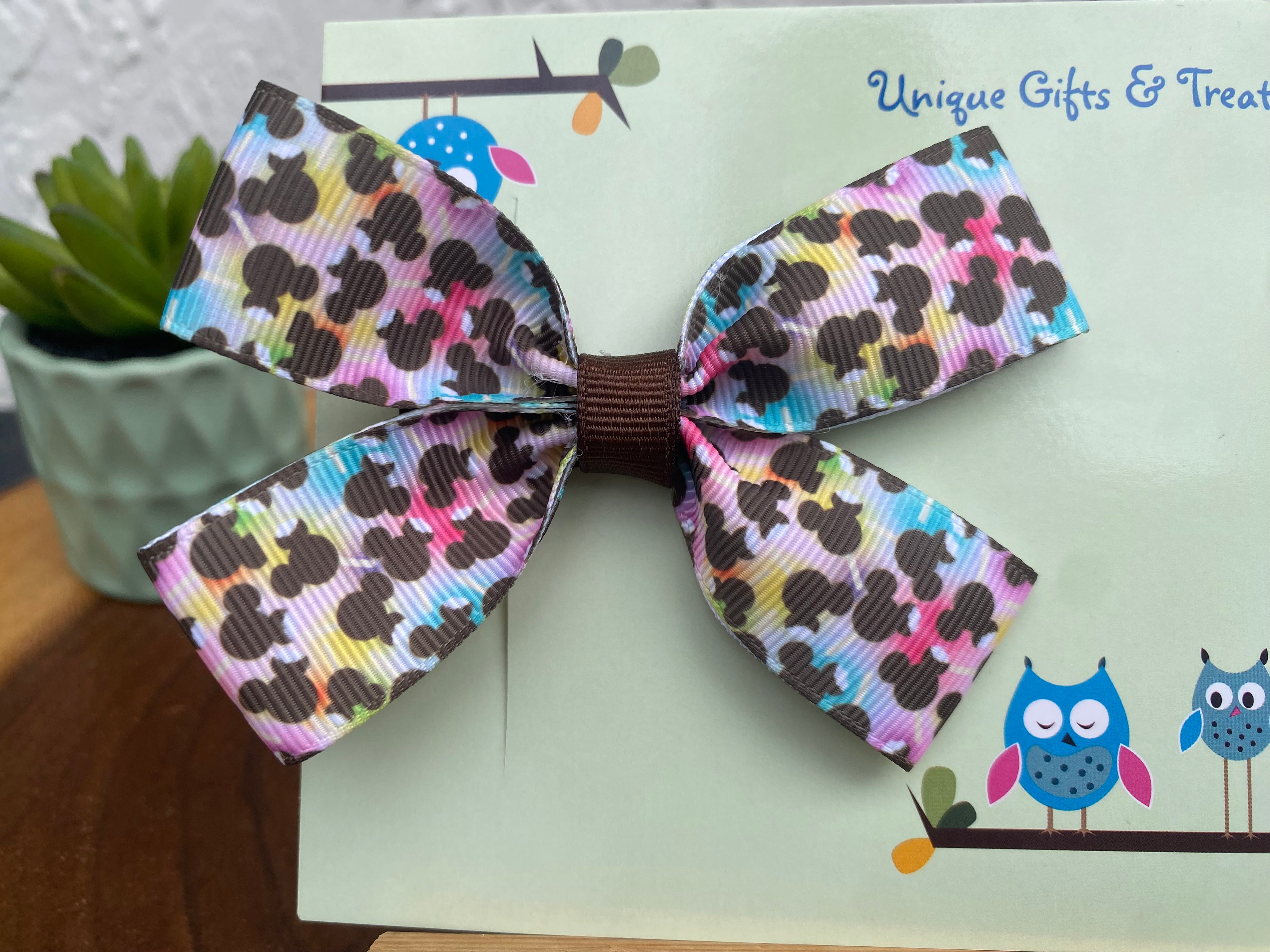 Disney Ice Cream Bars Hairbow