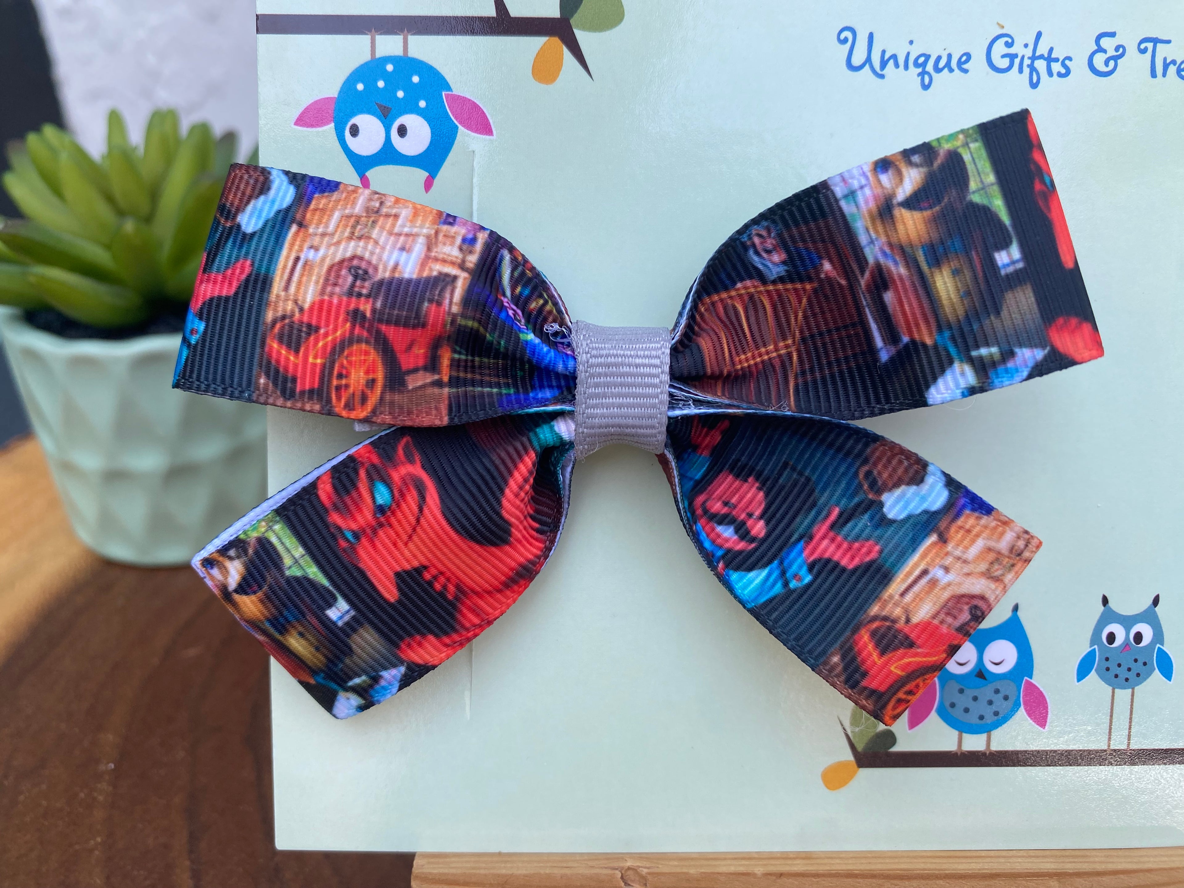 Mr Toad’s Wild Ride Hairbow