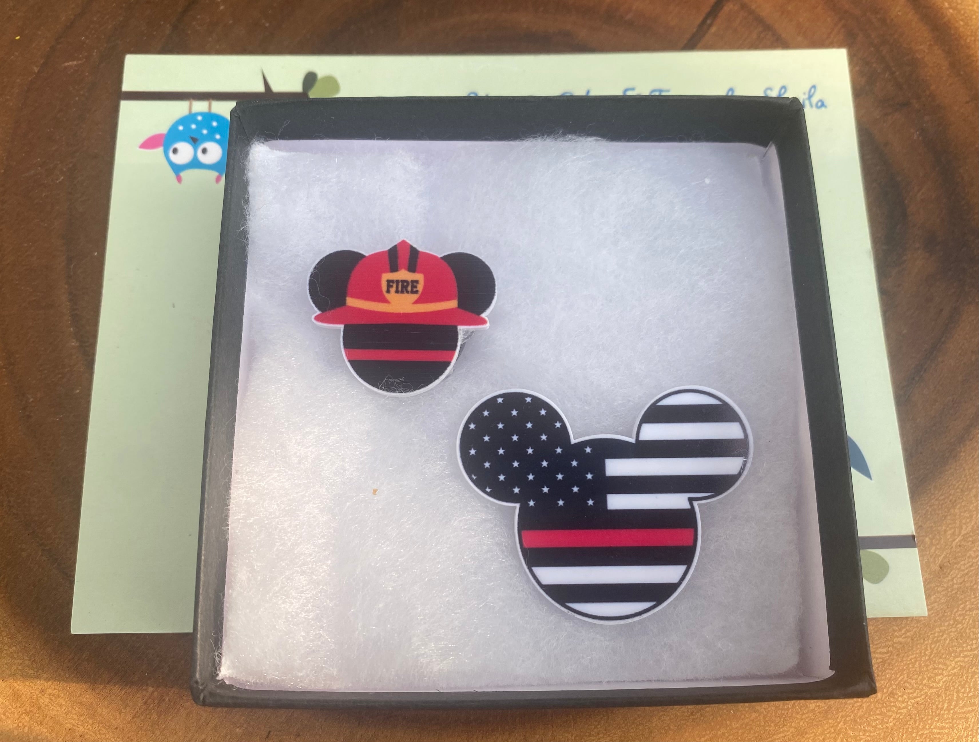 Mickey Firefighter Magnets