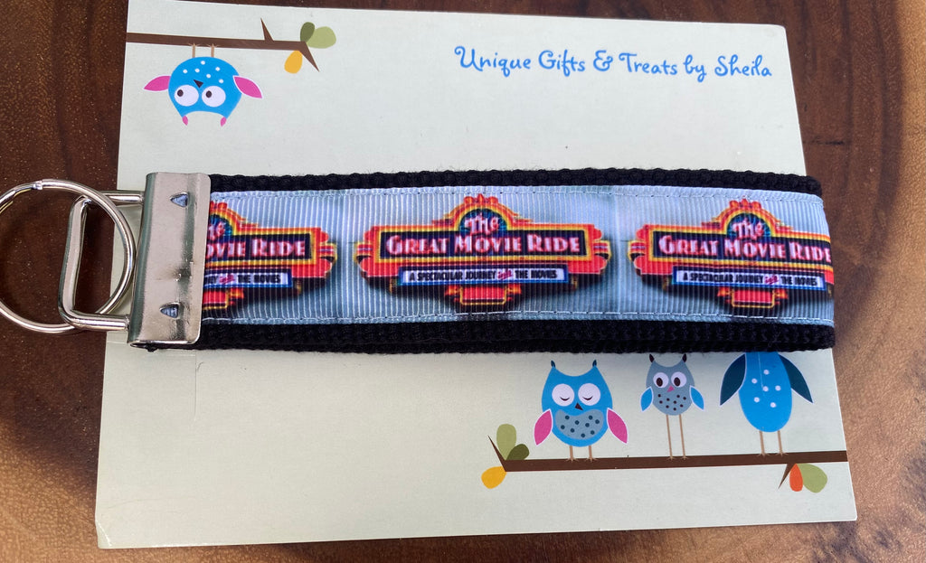 The Great Movie Ride Keychain;Keyfob