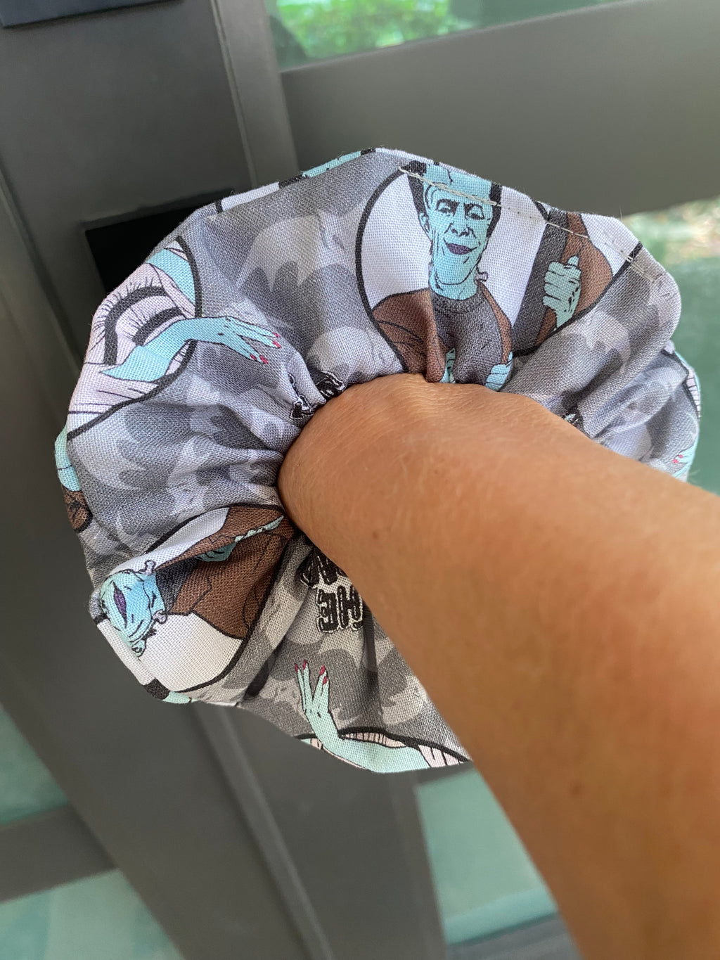 Munsters Halloween Scrunchie