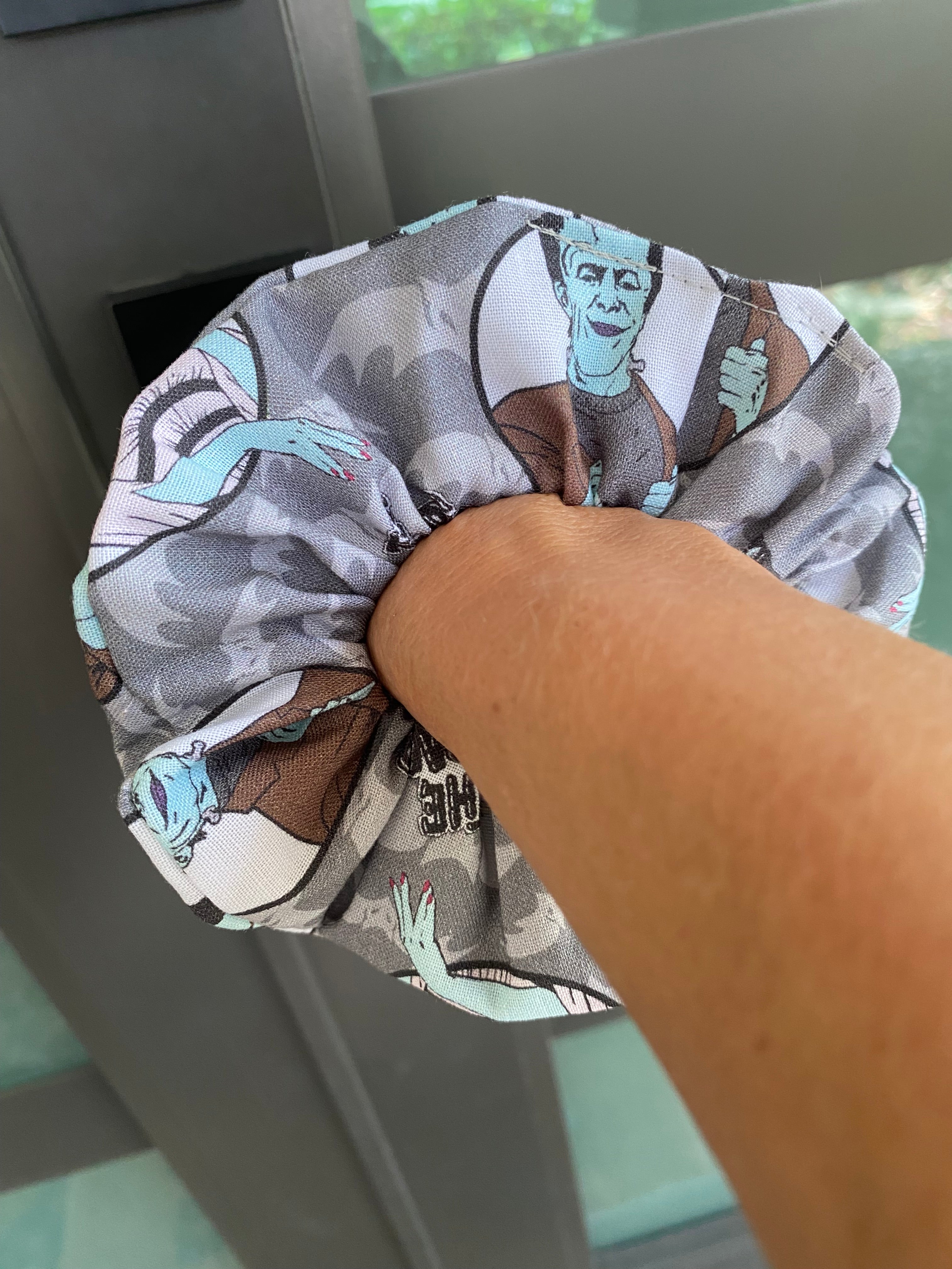 Munsters Halloween Scrunchie
