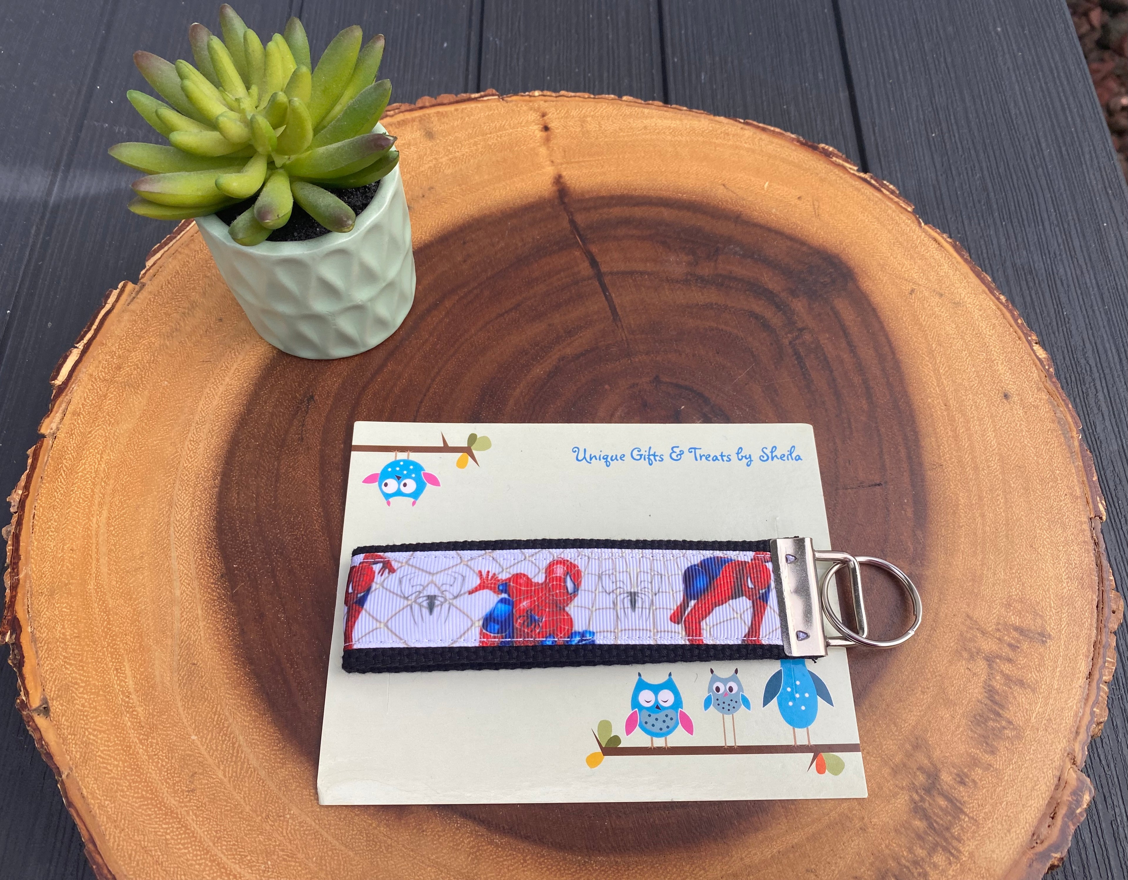 Spider-Man Keychain; Keyfob