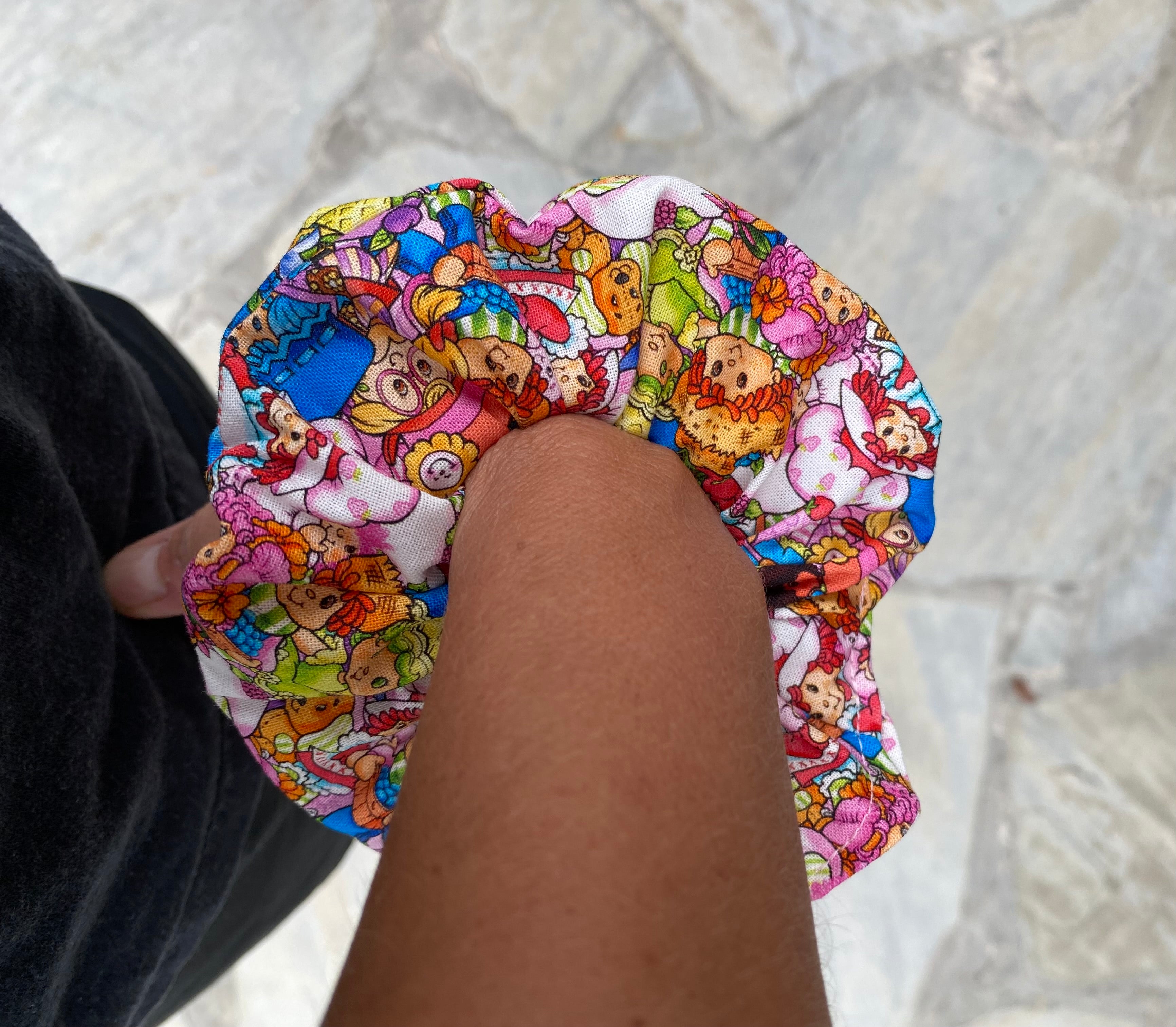 Strawberry Doll and Friends Scrunchie
