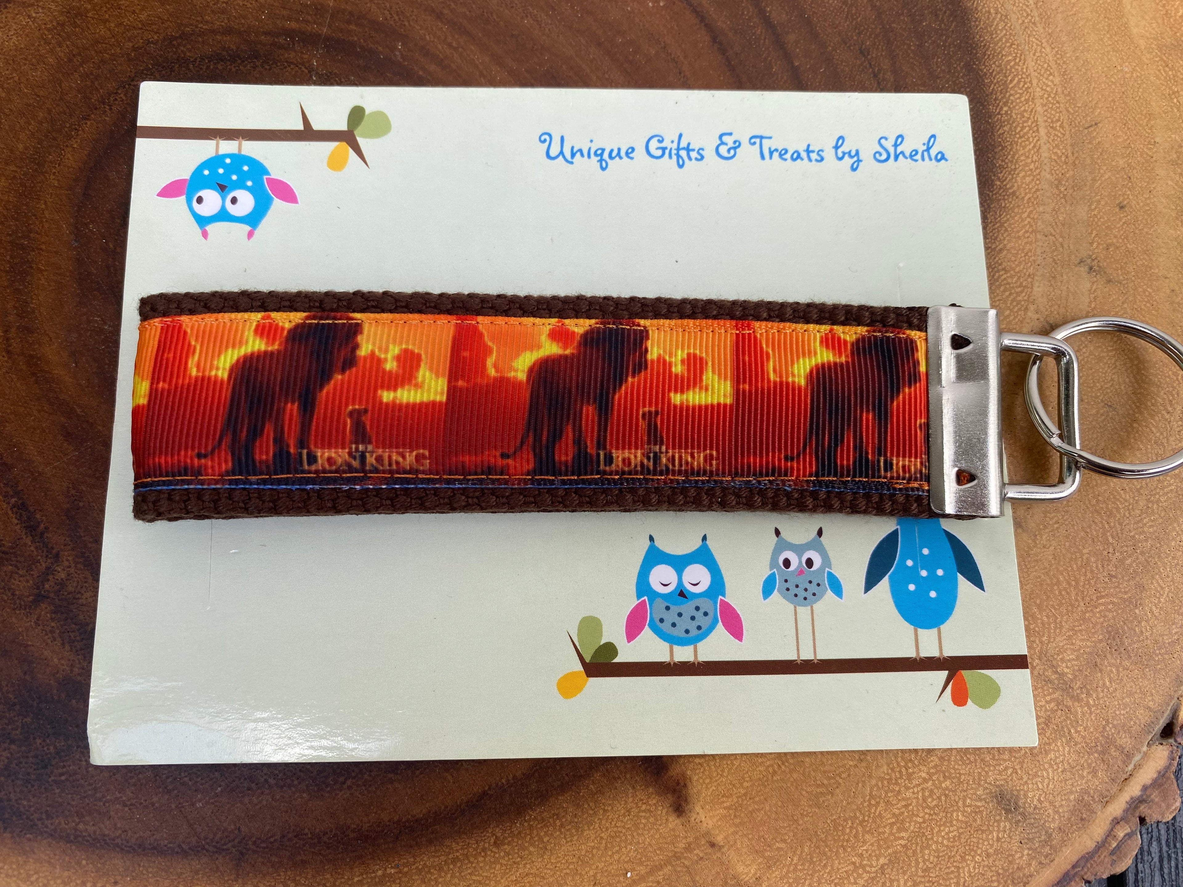 Lion King; Simba and Mufasa Keychain; Keyfob