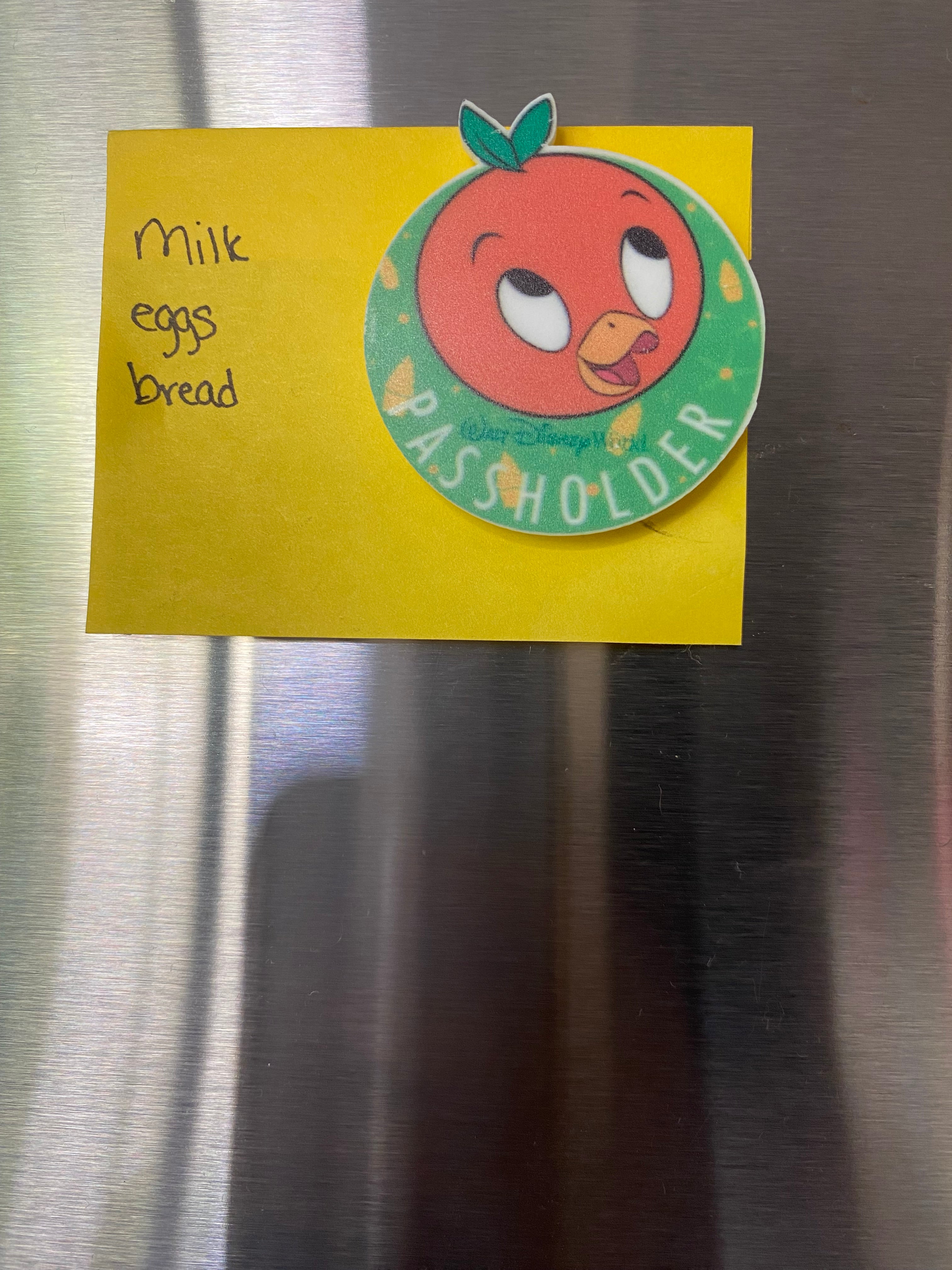 Orange Bird Magnets