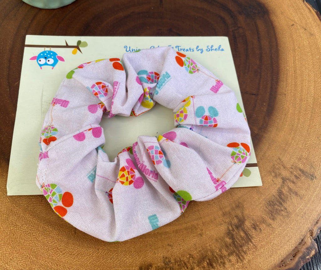 Disney Vintage Inspired Shopping Bag Scrunchie