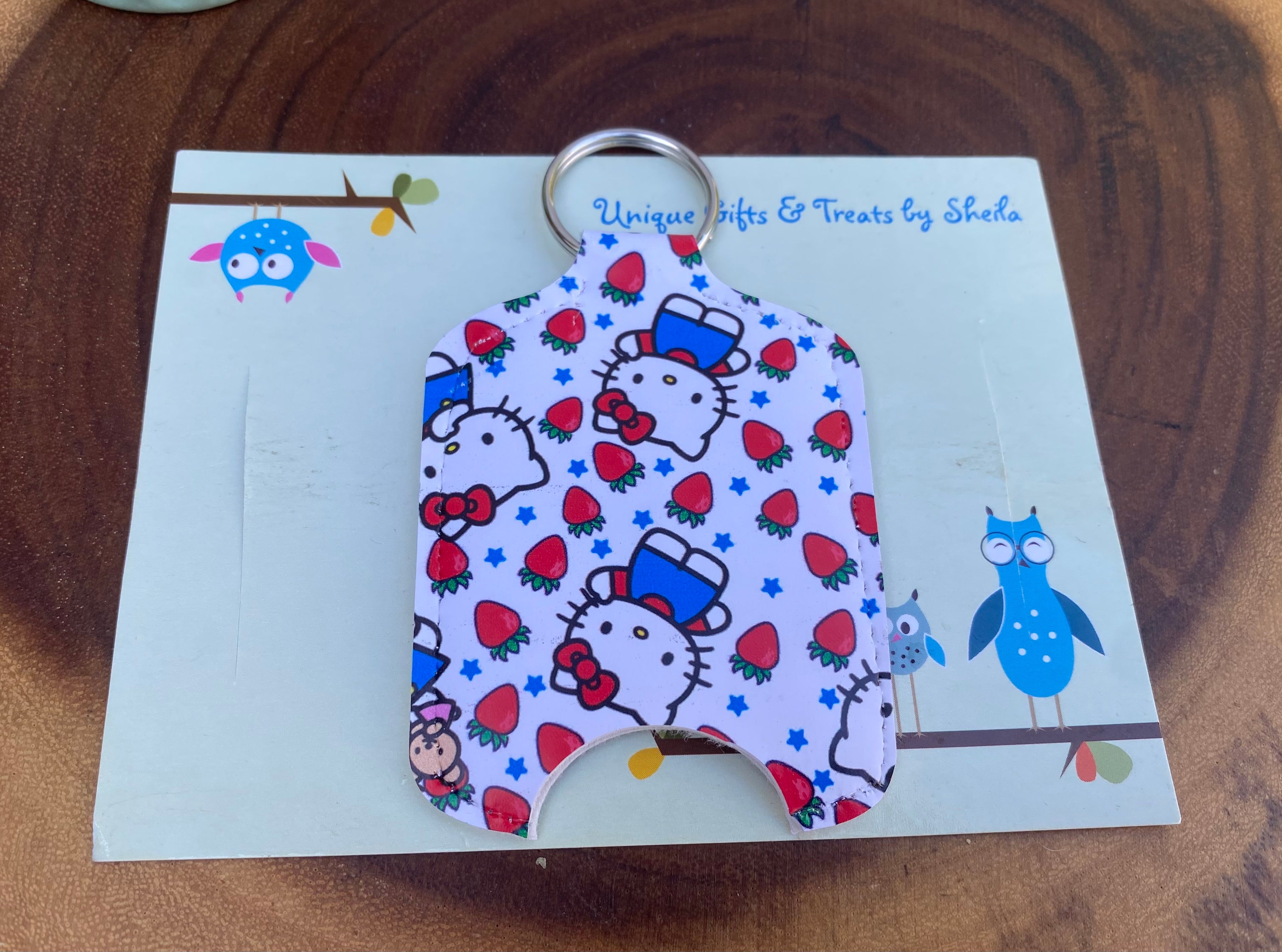 Animated Kitty Hand Sanitizer Holder