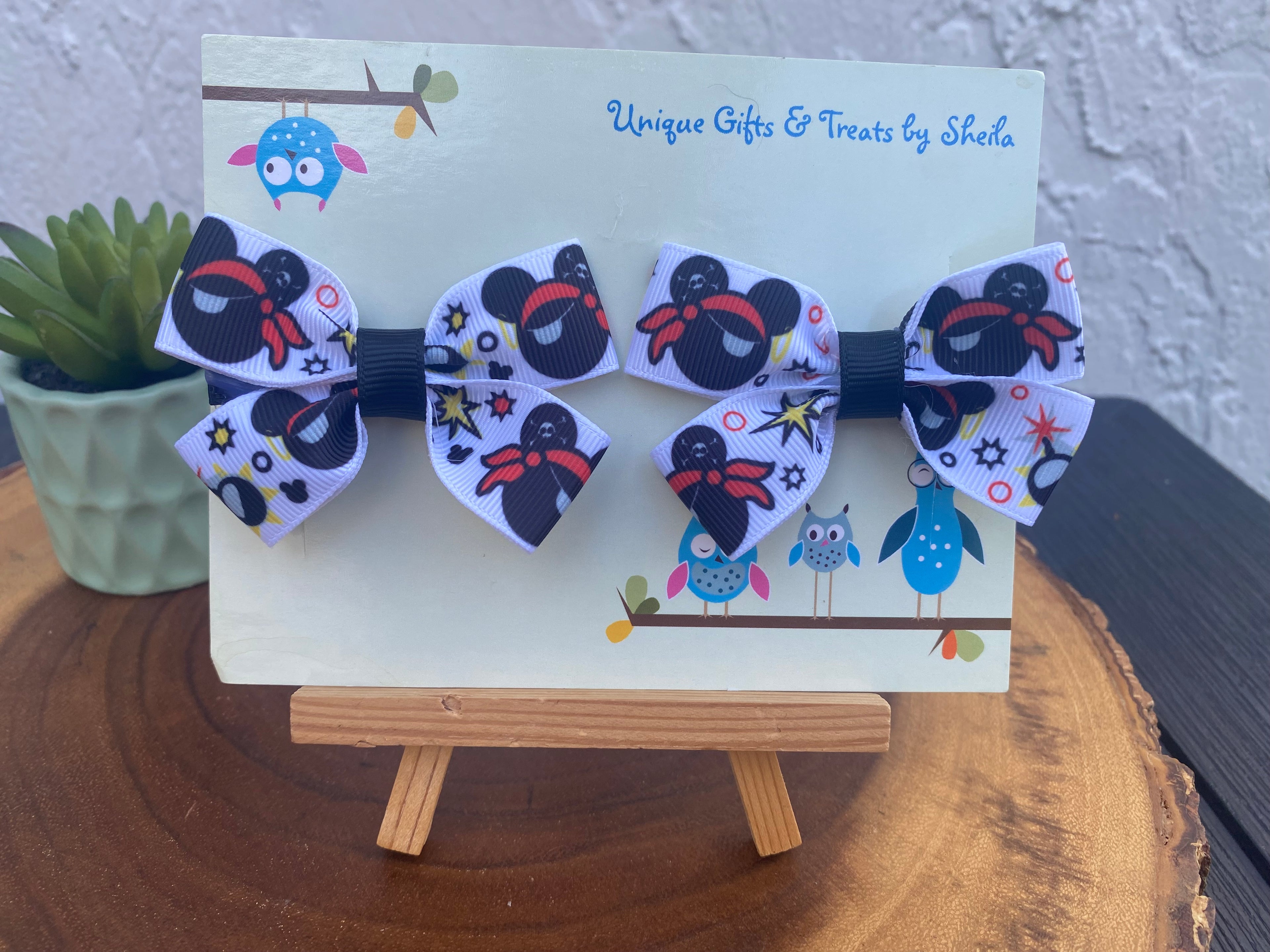 Disney Pirate Mickey Hairbows