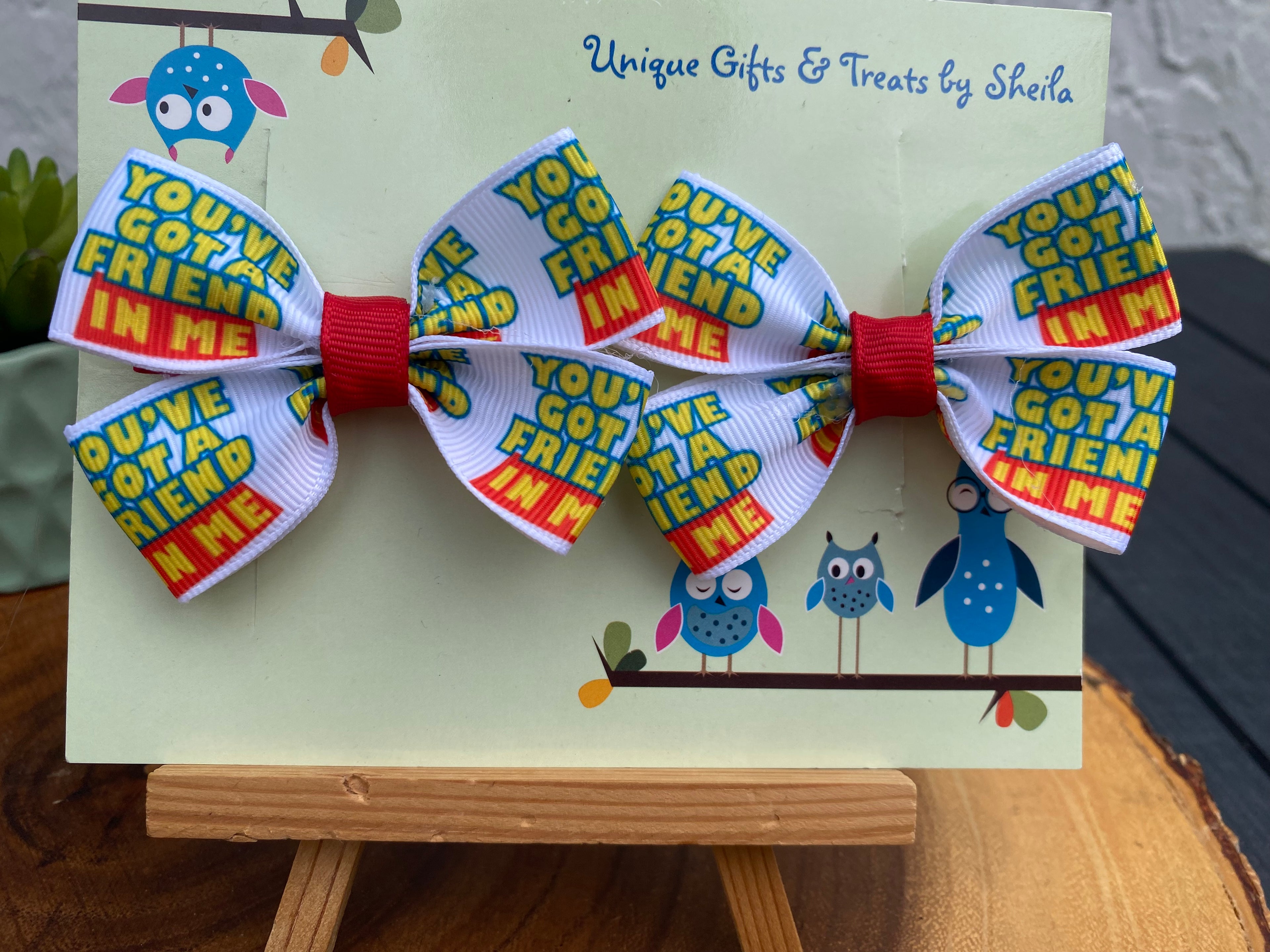 Toy Story Hairbows; You’ve Got A Friend In Me Hairbows