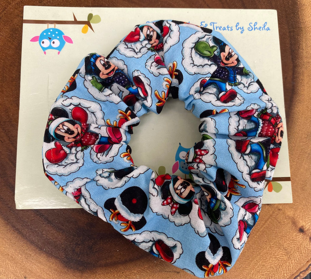 Disney Mickey Snow Angel Scrunchie