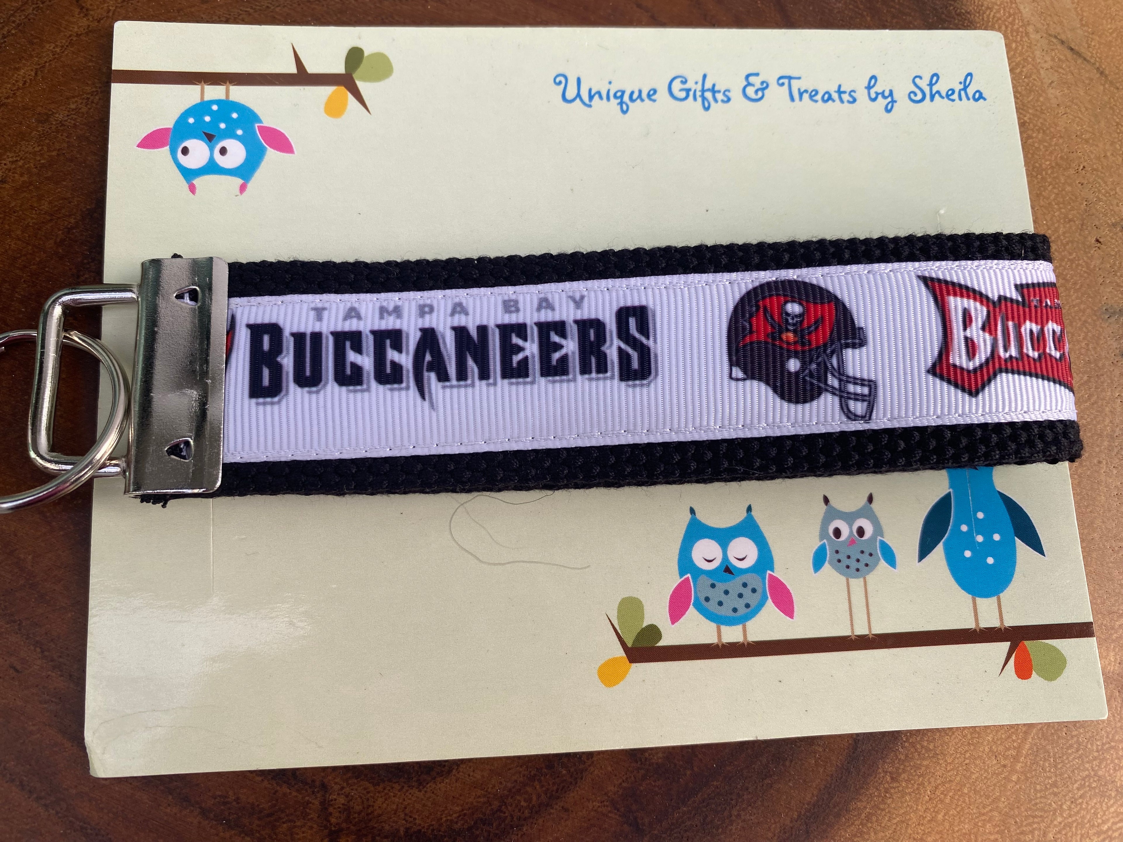 Football Keychain; Keyfob