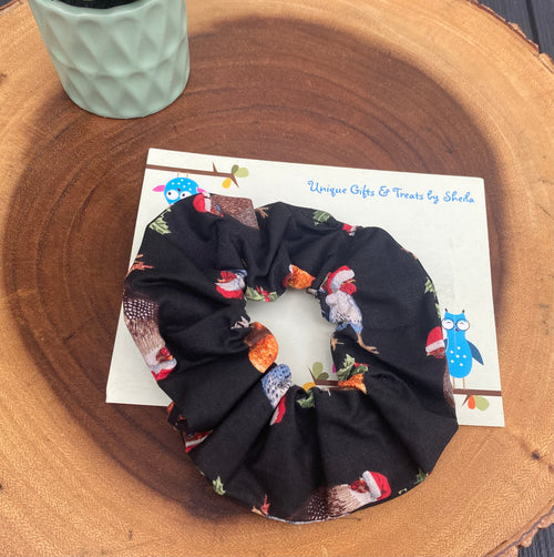 Christmas; Chicken Scrunchie