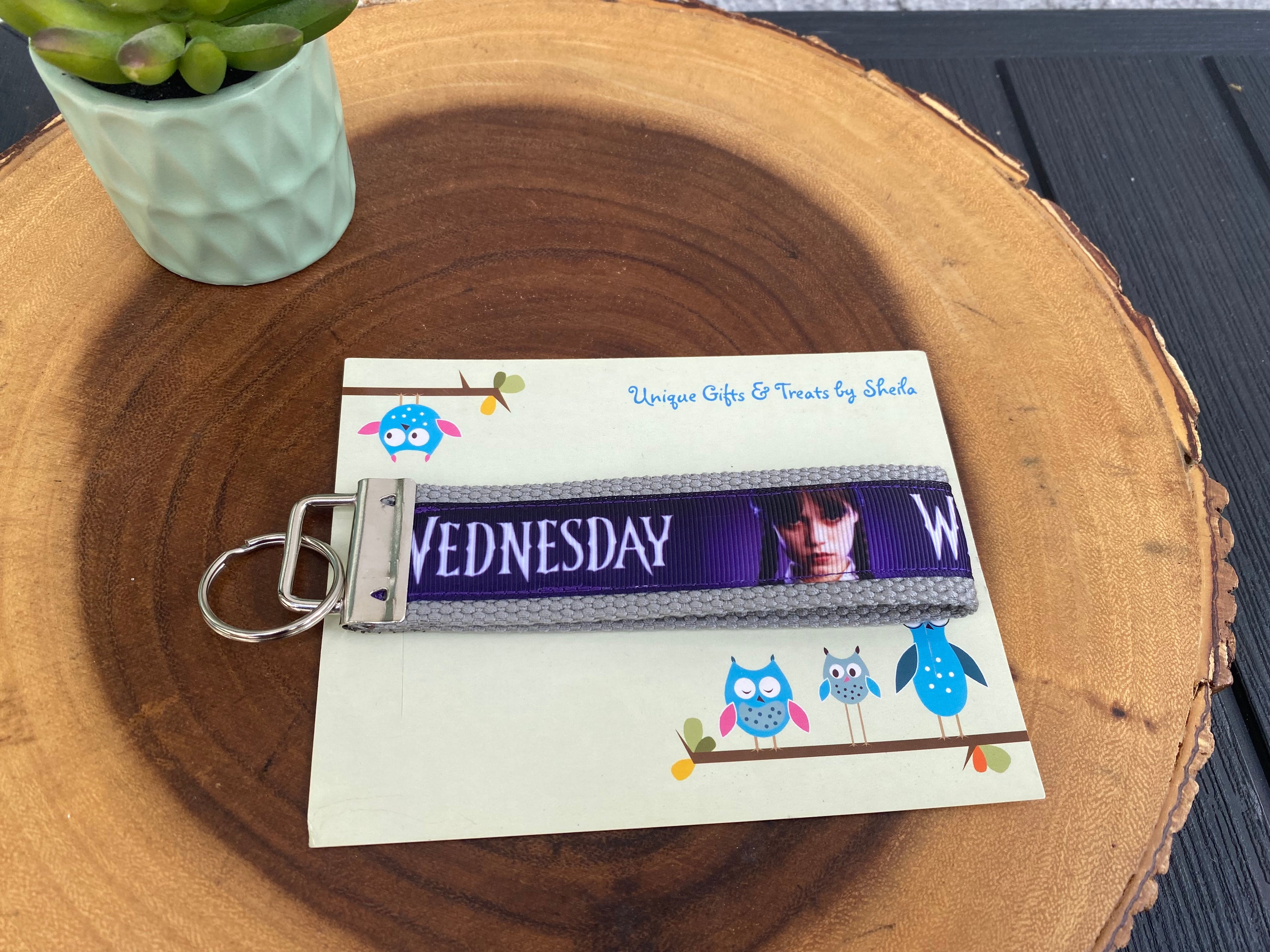 Wednesday Keychain; Keyfob