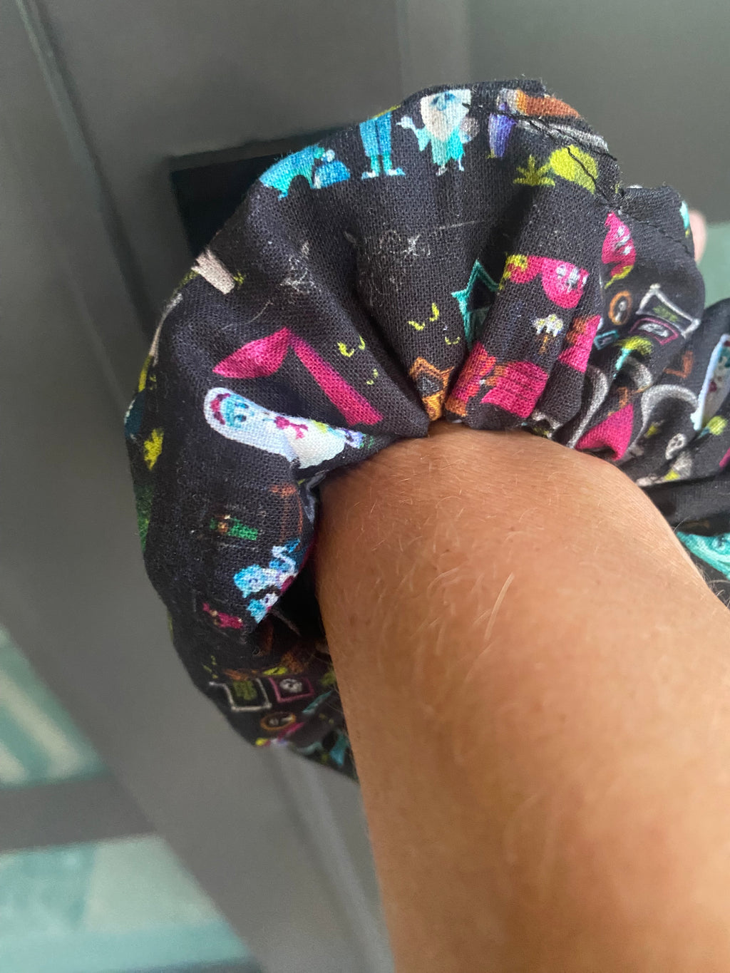 Dooney Inspired Haunted Mansion Scrunchie