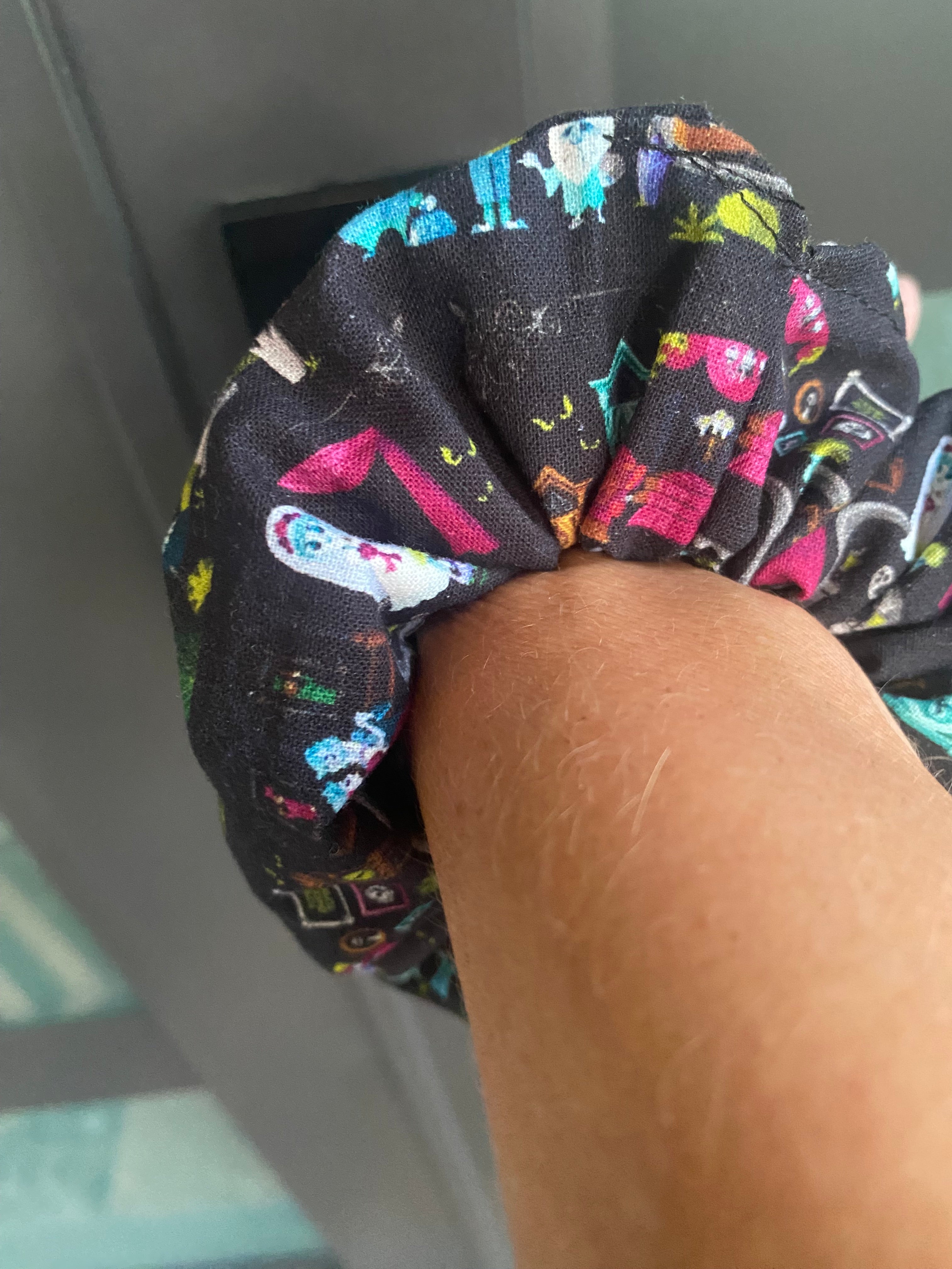Dooney Inspired Haunted Mansion Scrunchie