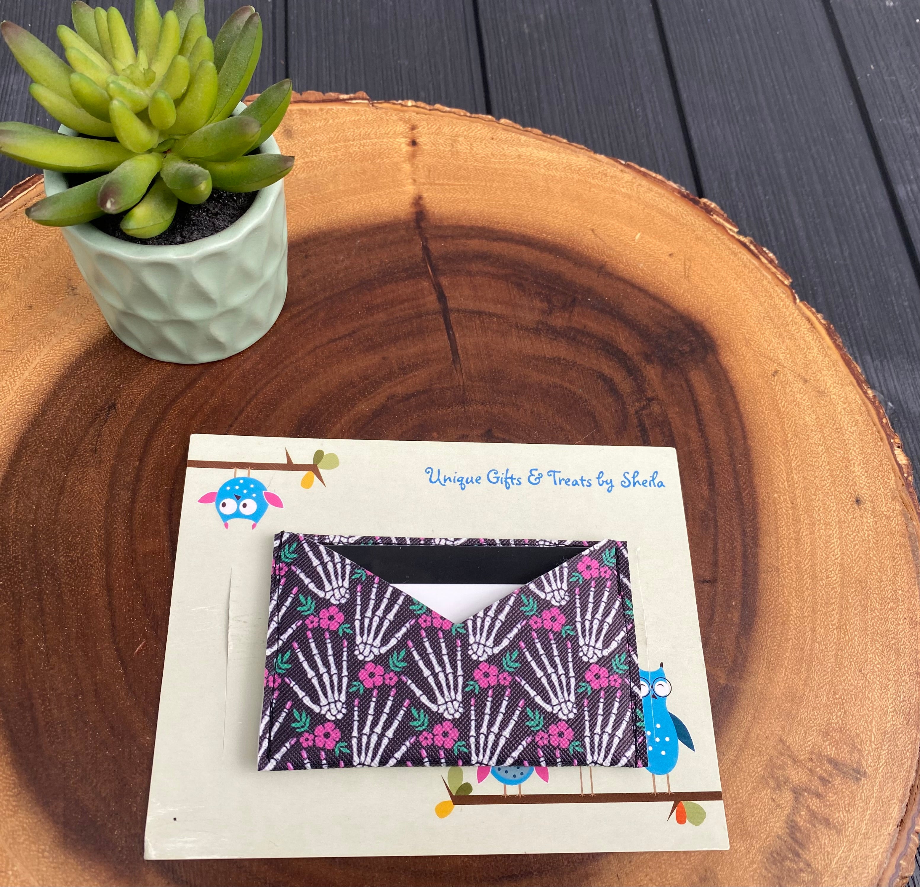 Skeleton Hand Gift Card Holder