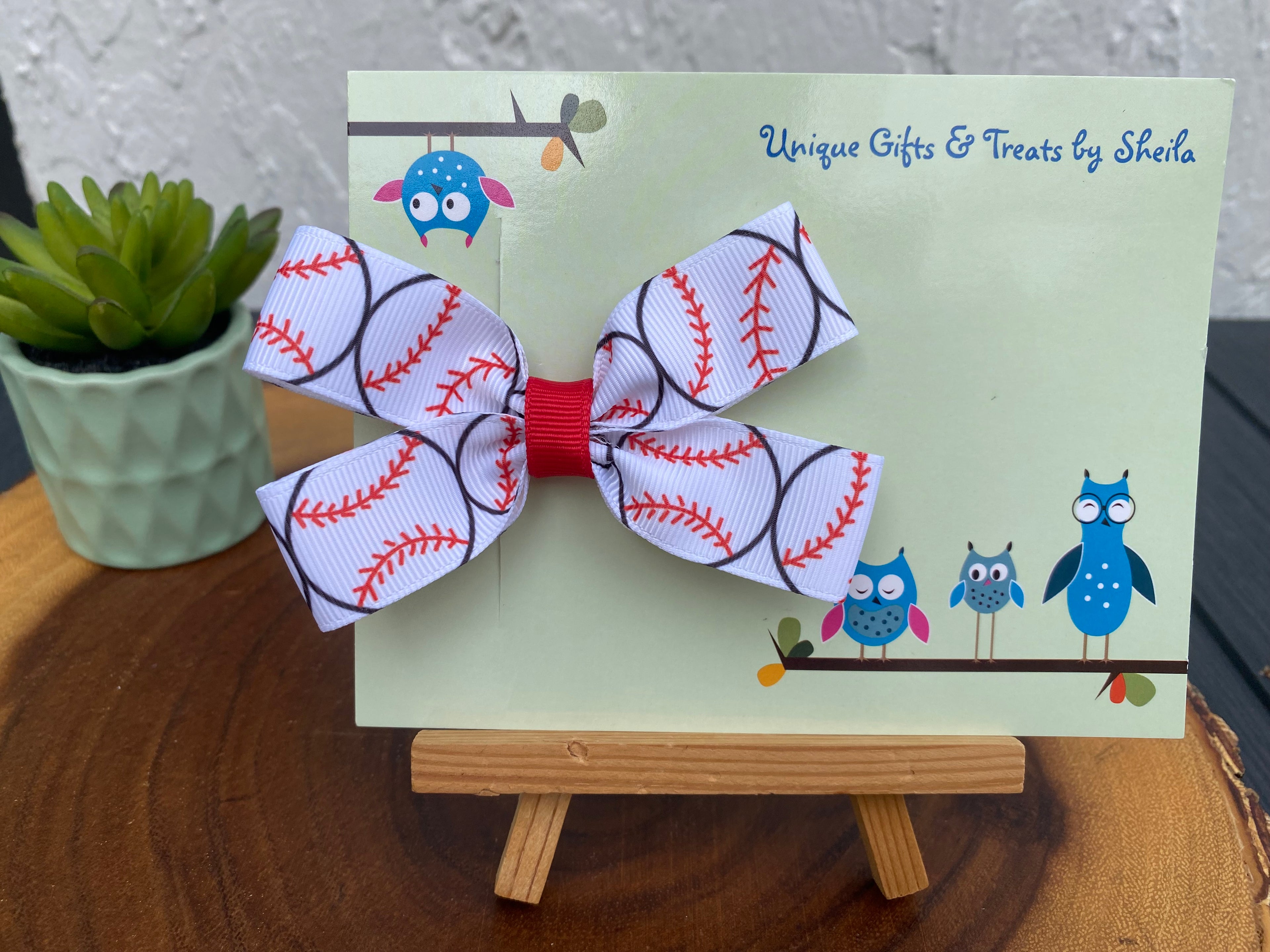 Baseball Hairbow