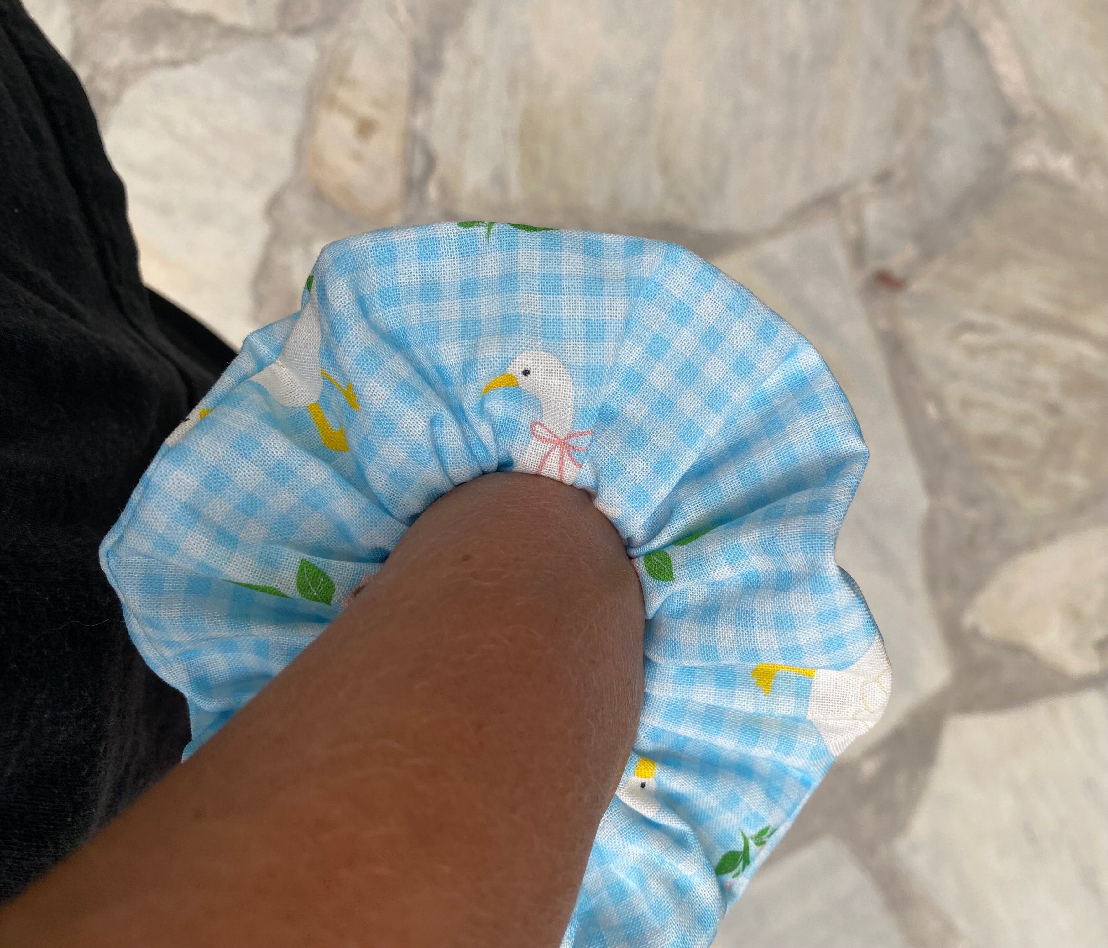 Country Geese Scrunchie