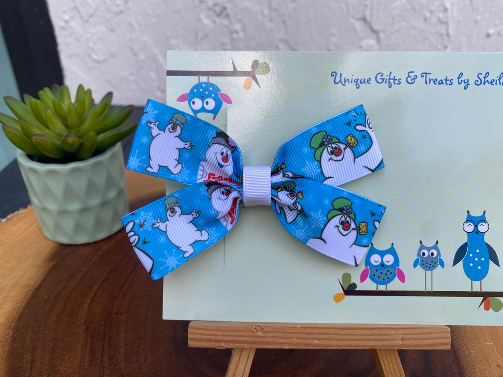 Frosty The Snowman Hairbow