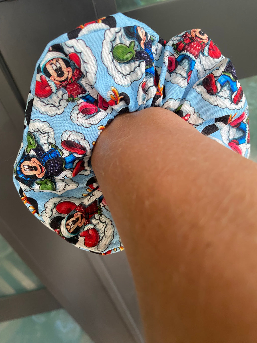 Disney Mickey Snow Angel Scrunchie
