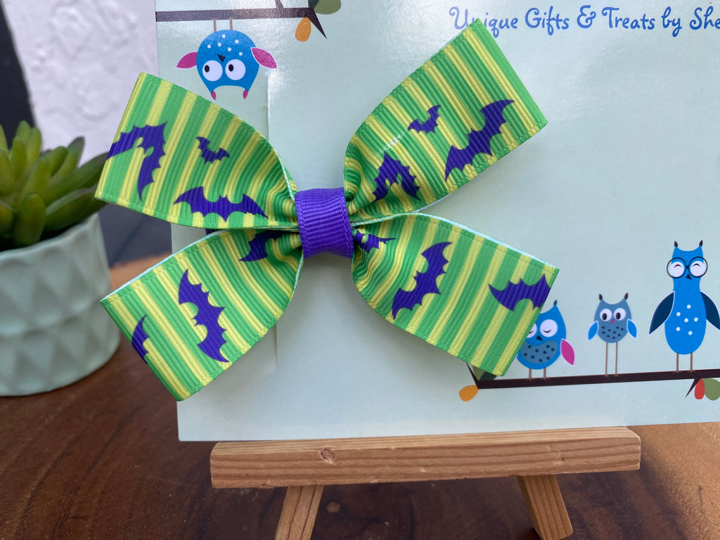 Mickey’s Not So Scary Halloween Costume; Bats Hairbow