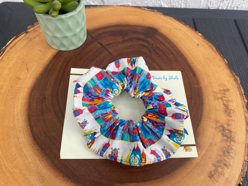 Small World Scrunchie