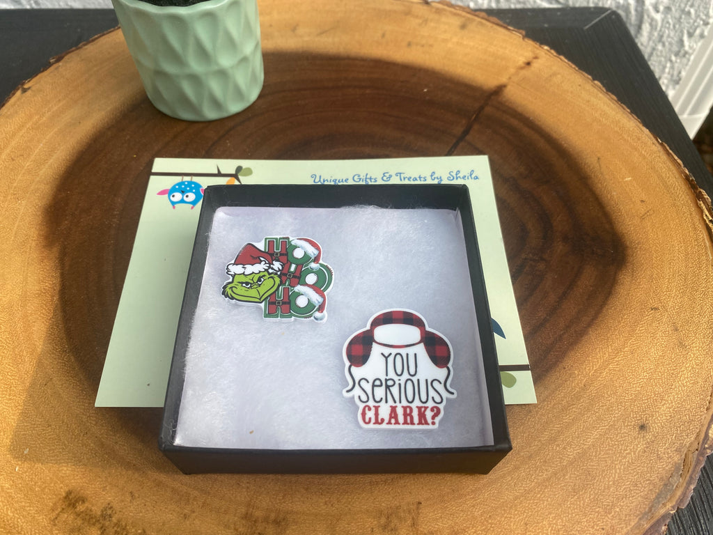 Christmas Movies Magnets; Green Christmas Monster Magnet; Christmas Vacation Magnet