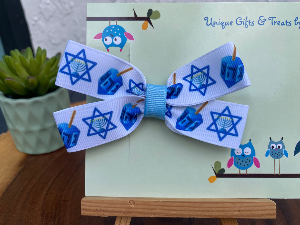 Hanukkah; Chanukah Hairbow