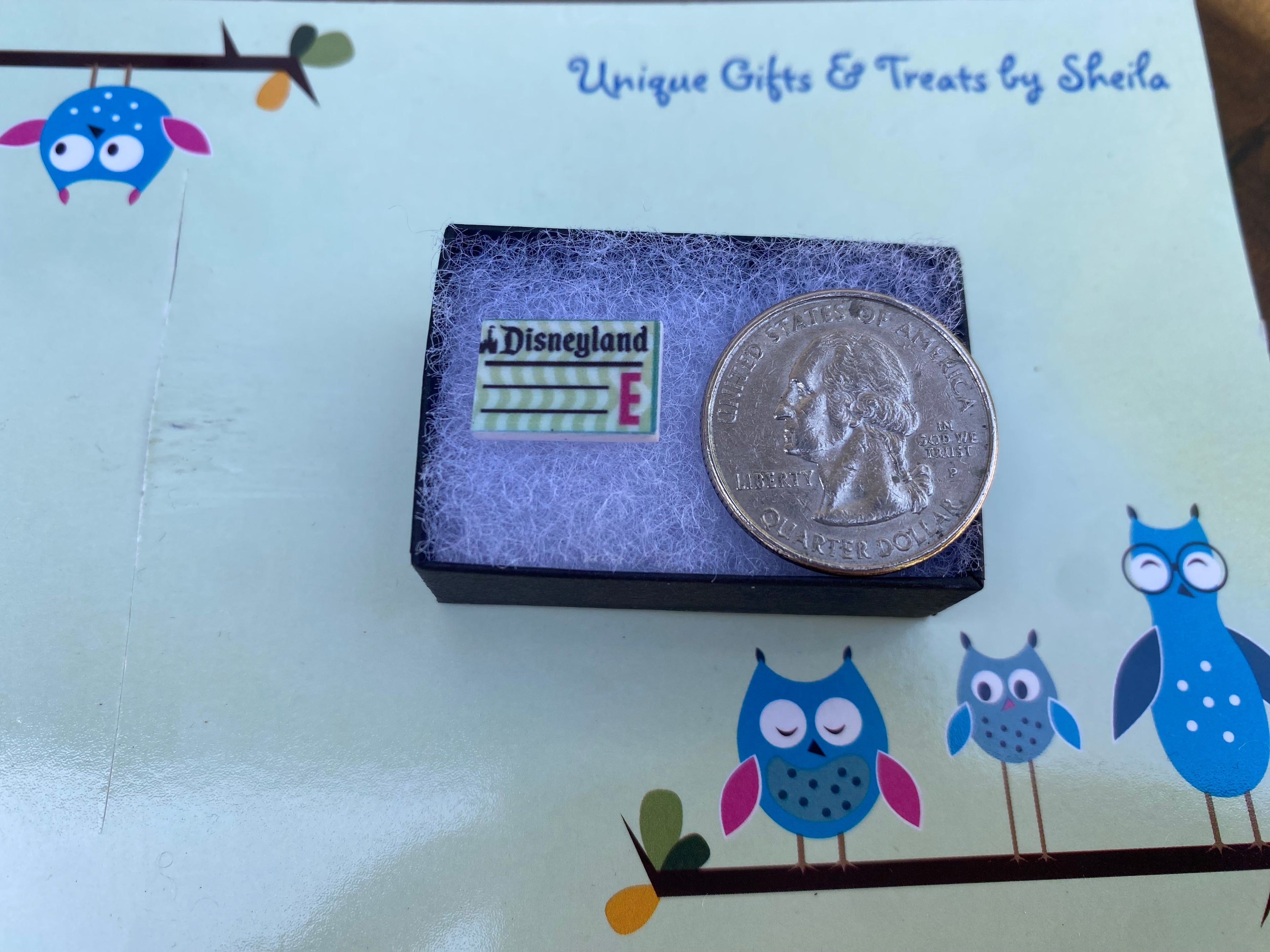 Disneyland Vintage Ticket Earrings